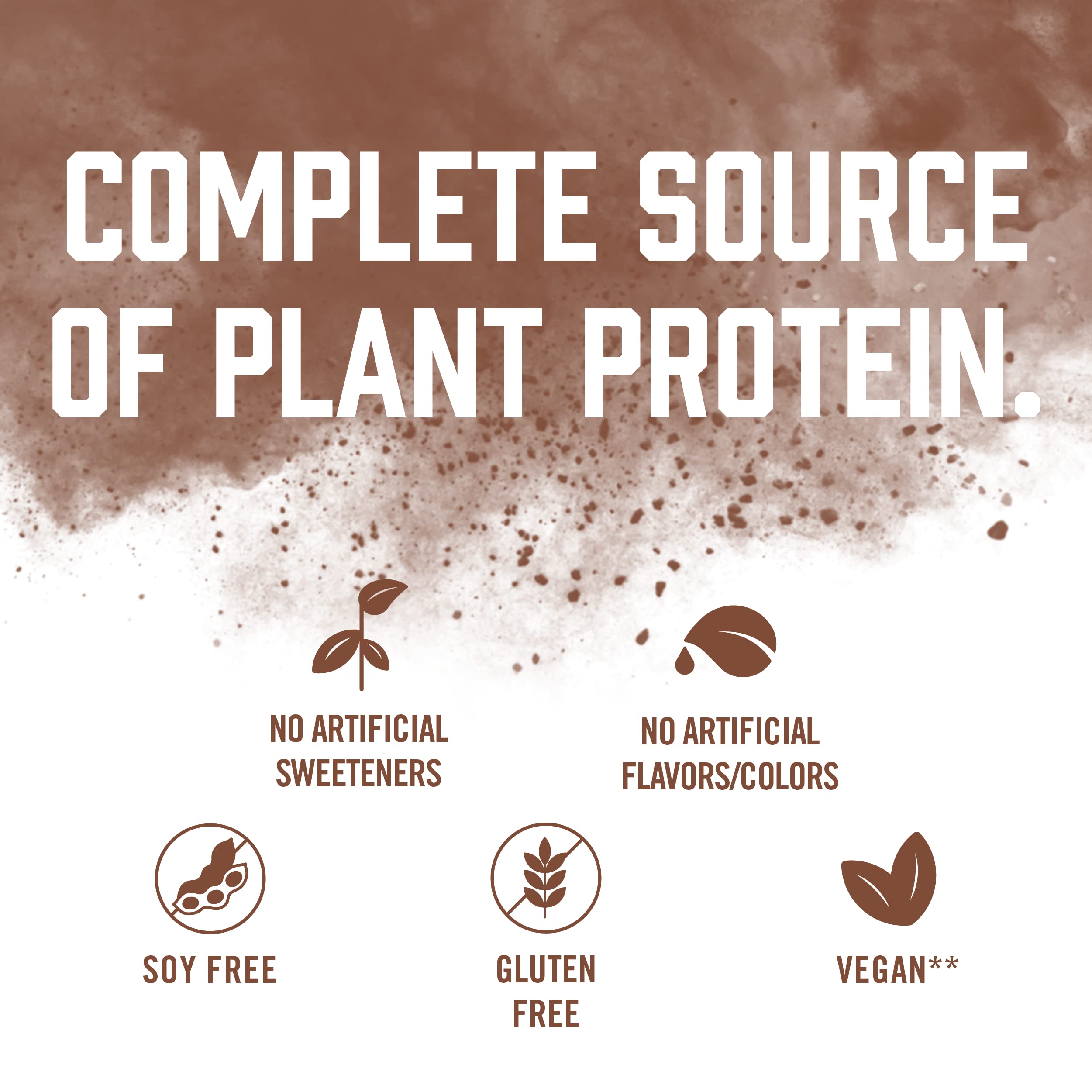 BioSteel Vegan Protein Powder - Chocolate Flavor, NSF Certified for Sport, 1.8 lbs (25 Servings) - 22g Plant-Based Protein per Serving with Brown Rice, Pea & Pumpkin Seed - Premium Vegan Protein Supplement for Athletes, Gym Workouts & Post-Exercise Recovery