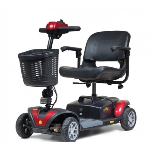 Golden Technologies Buzzaround XLS 4-Wheel Mobility Scooter GB147S - Lightweight Electric Scooter for Adults & Seniors - Indoor/Outdoor Use for Shopping, Travel & Daily Mobility