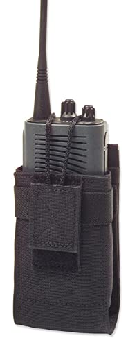 Elite Survival Systems MOLLE Radio Pouch - Tactical Military Radio Holder for Walkie Talkie, Two-Way Radios - Perfect for Outdoor Adventures, Camping, Hiking & Emergency Preparedness