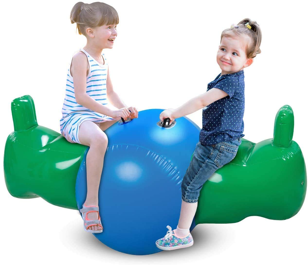 EPC PVC Inflatable See Saw Rocker for Kids - Indoor/Outdoor Play Toy - Perfect for Backyards, Parks, and Playrooms