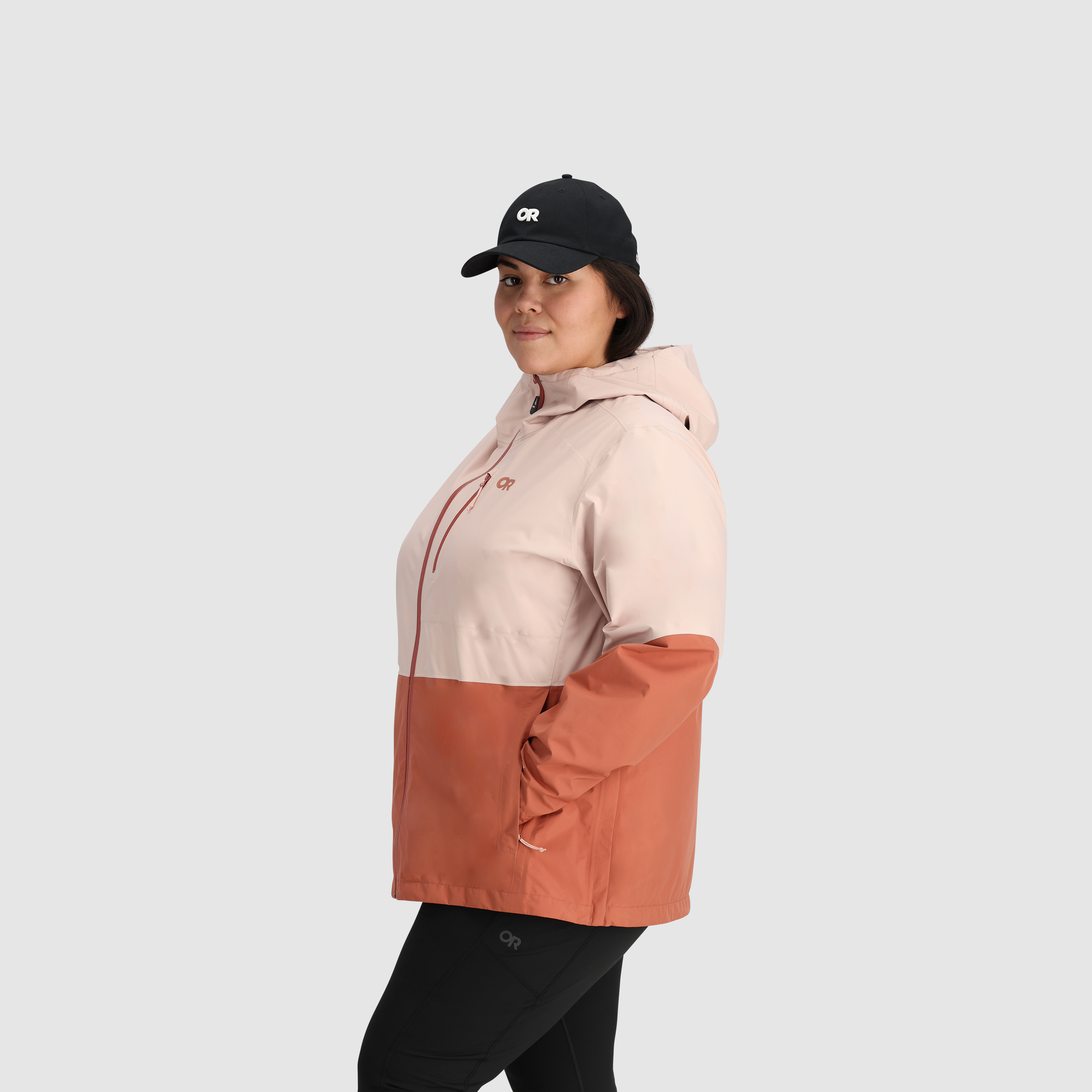 Women's Plus Size Aspire II GORE-TEX Waterproof Rain Jacket - Lightweight Windproof Outdoor Coat for Hiking, Camping & Travel