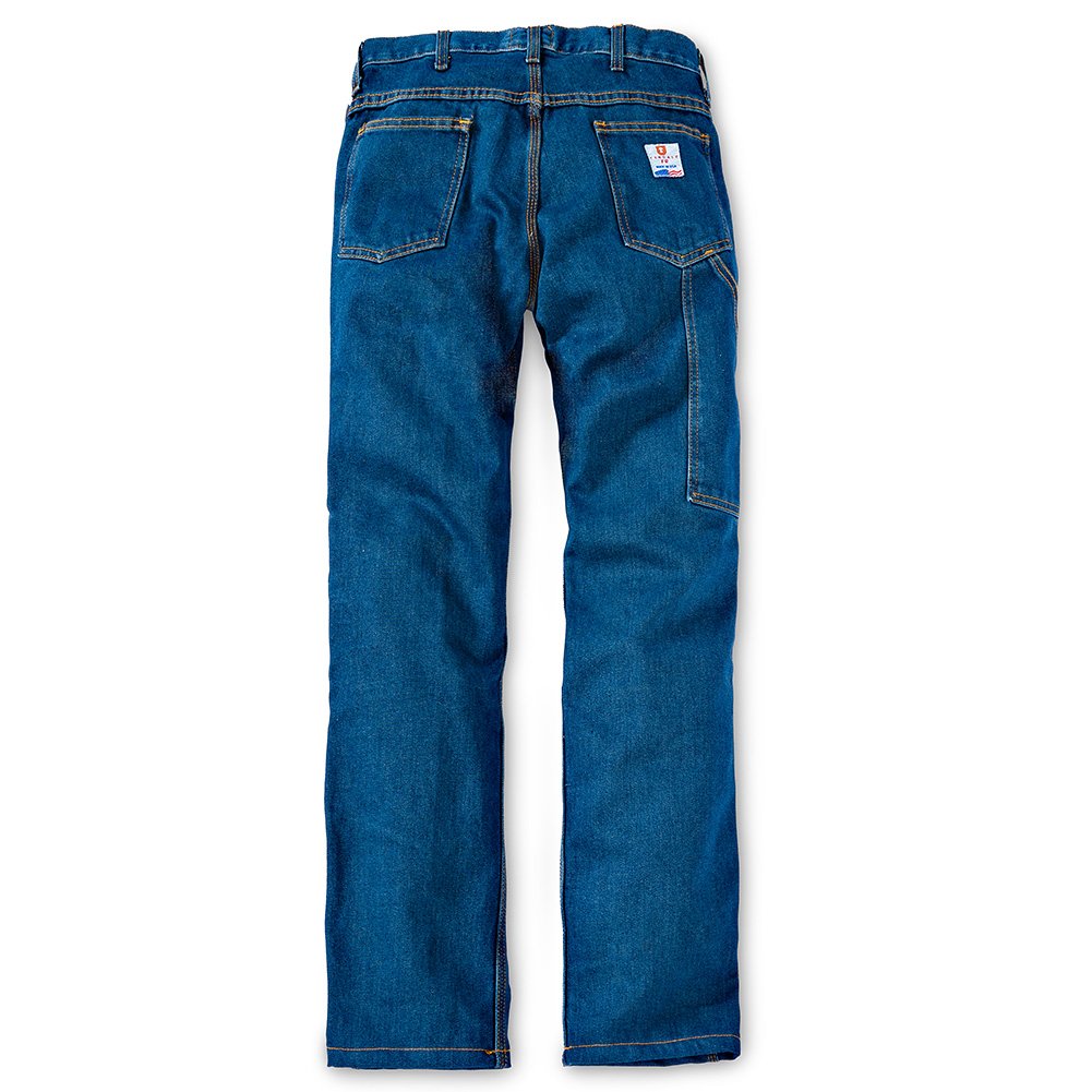Tyndale Women's Relaxed Fit FR Denim Jeans - Flame Resistant Work Pants for Electricians & Industrial Safety | Comfortable & Durable for Construction & Outdoor Jobs