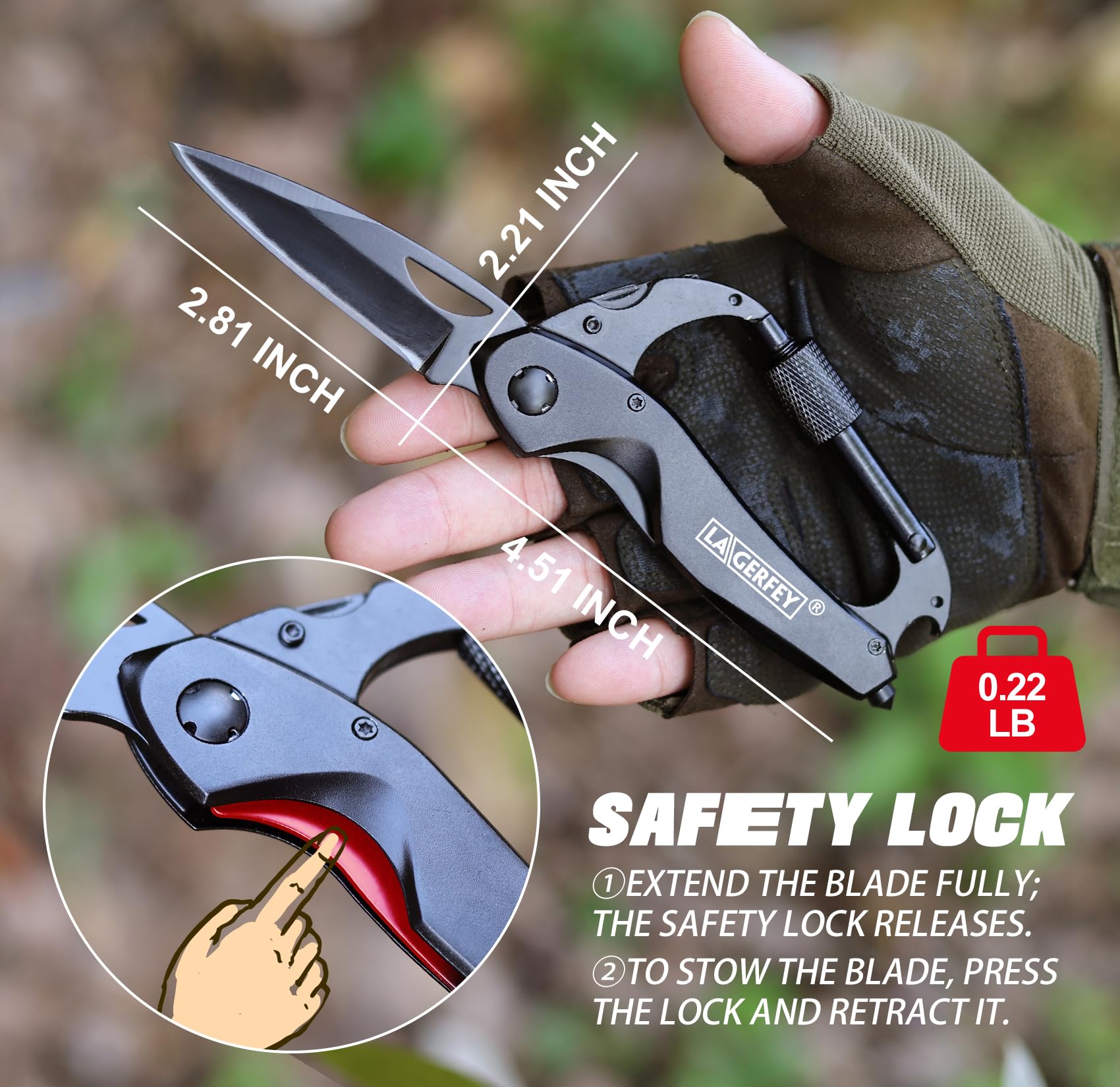 Self Defense Keychain Multitool for Men - Perfect Gift for Dad, Husband, Boyfriend | Birthday, Christmas & Stocking Stuffer Ideas | Essential Camping & Hiking Gadget for Outdoor Adventures