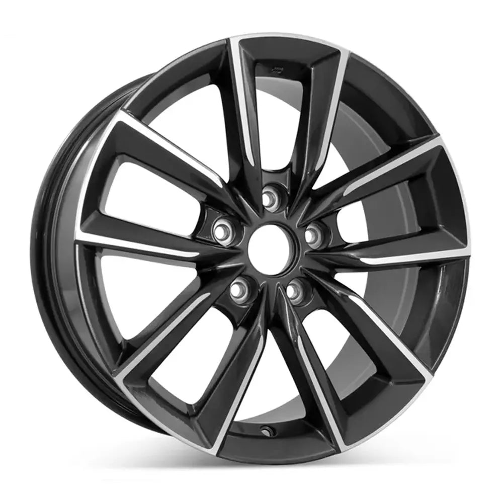 17 Inch Honda Accord Wheel Replacement - Machined Charcoal Replica Rim 96976 72800TVAAD1 | Perfect for Car Upgrades, Custom Builds & Wheel Restoration Projects