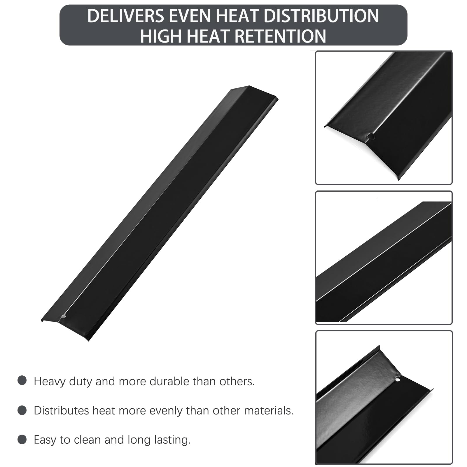 Oklahoma Joe's Smoker Heat Deflector & Heat Plate Replacement Parts - Compatible with Longhorn Combo Charcoal/Gas Grill Models 15202029, 12201767, 14201767, 16202046, 1767017 | Durable Grill Accessories for Even Heat Distribution & Smoking | Perfect for Backyard BBQs, Camping & Outdoor Cooking