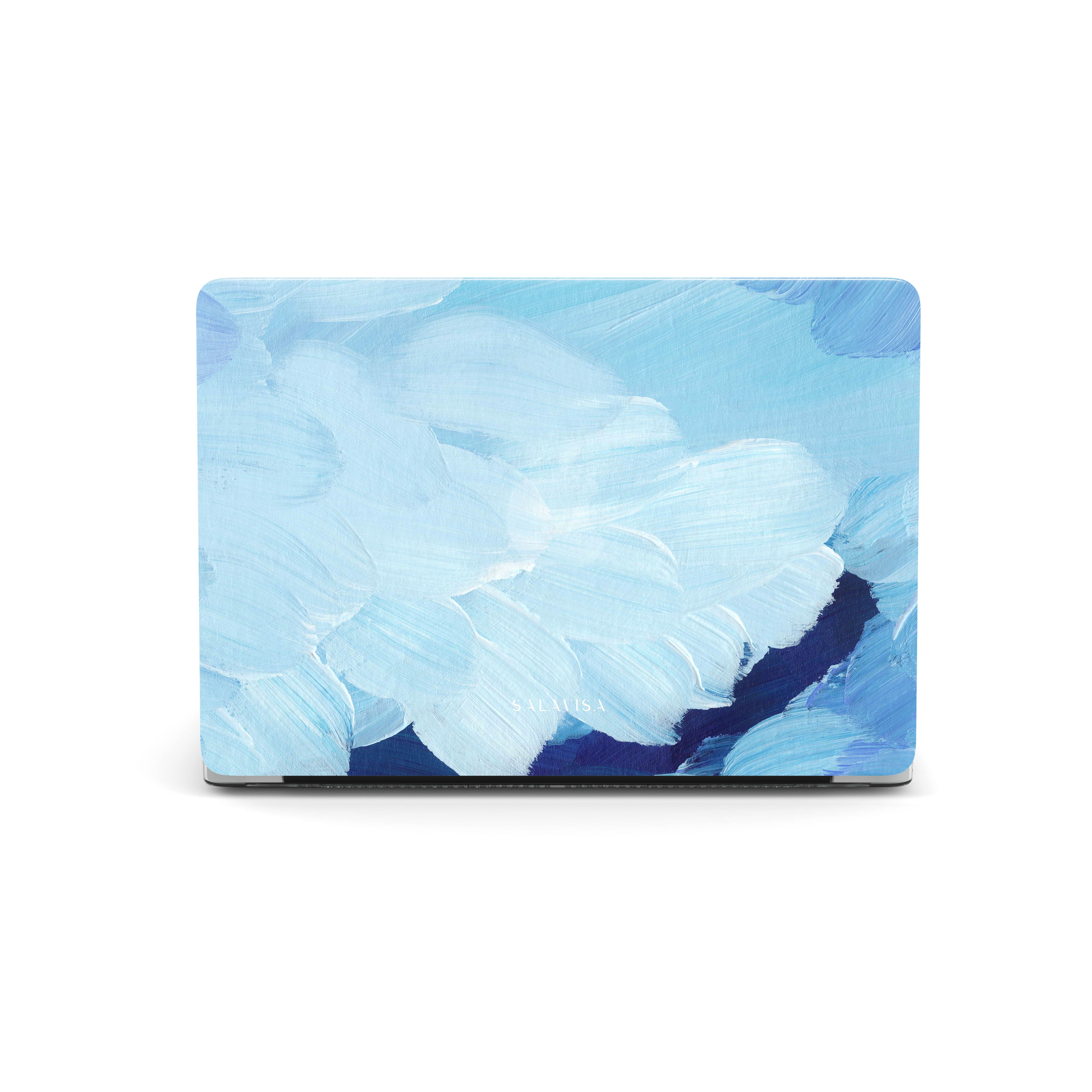 Ocean Blue Protective Hard Shell Case for MacBook Air/Pro - Durable Scratch-Resistant Cover for 13