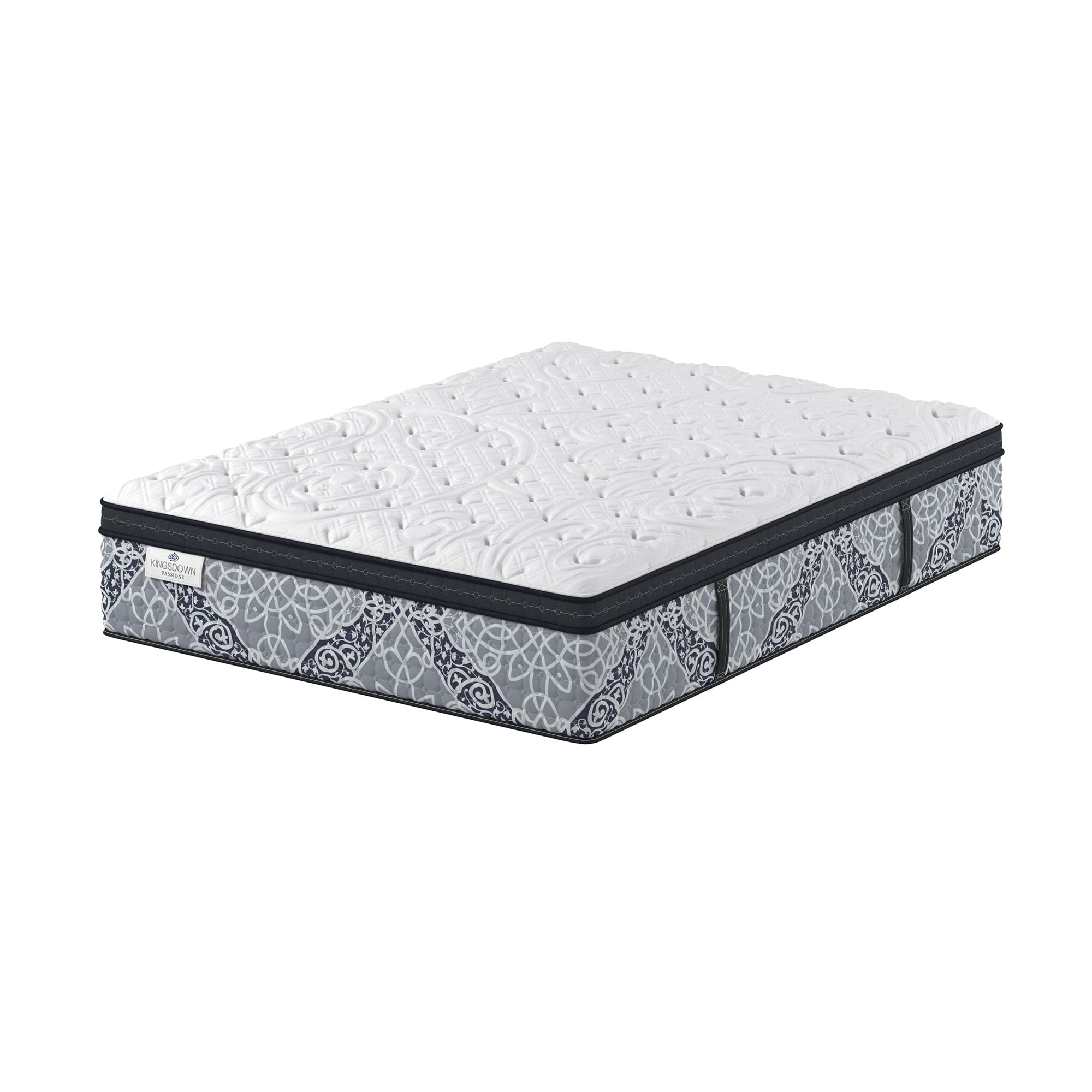 Kingsdown Firm Euro Pillow Top Hybrid California King Mattress - 15-inch Cooling Gel Memory Foam with Motion Isolation & Quilted Top for Cool, Luxury Sleep - Perfect for Hot Sleepers & Couples in Master Bedrooms