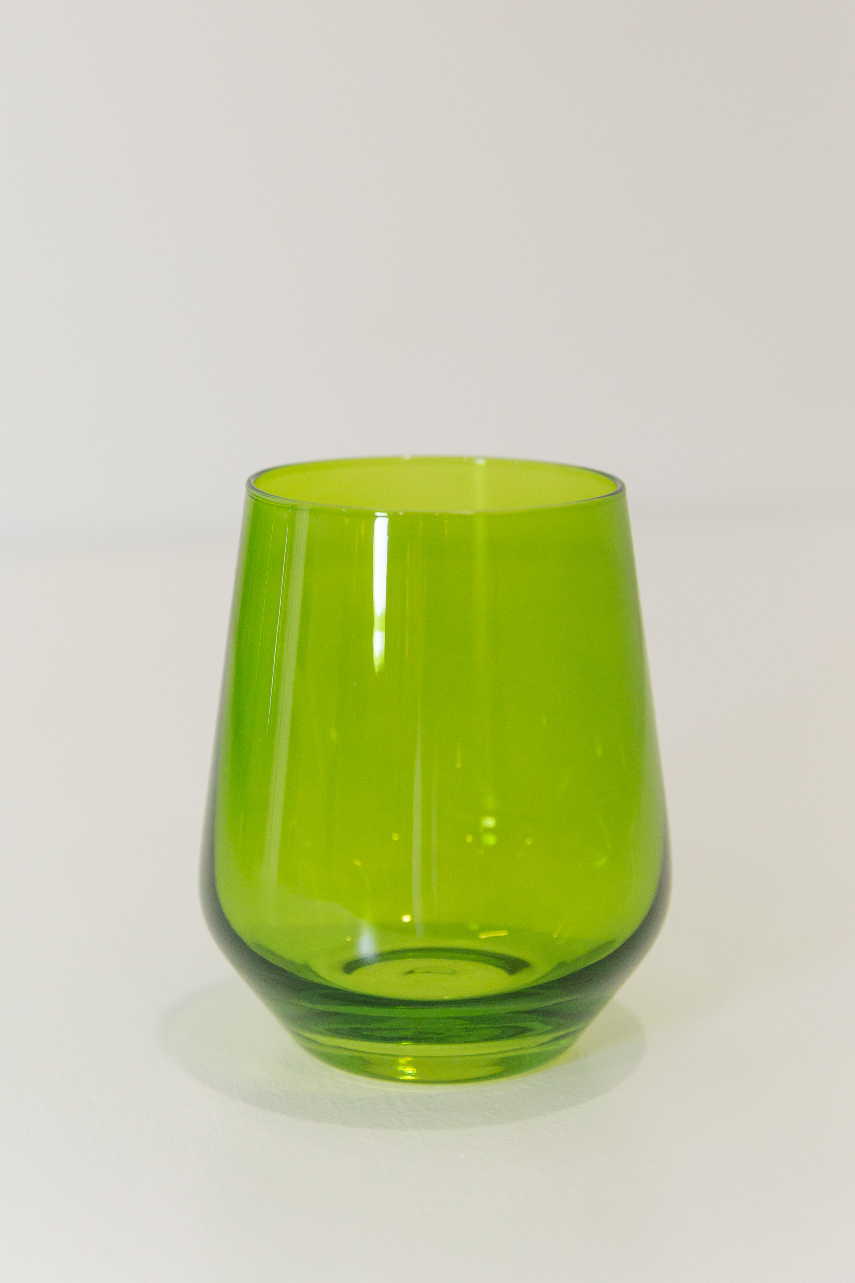 Estelle Colored Stemless Wine Glasses Set of 6 - Elegant & Durable for Red, White, and Sparkling Wine - Perfect for Dinner Parties, Weddings, and Home Entertaining