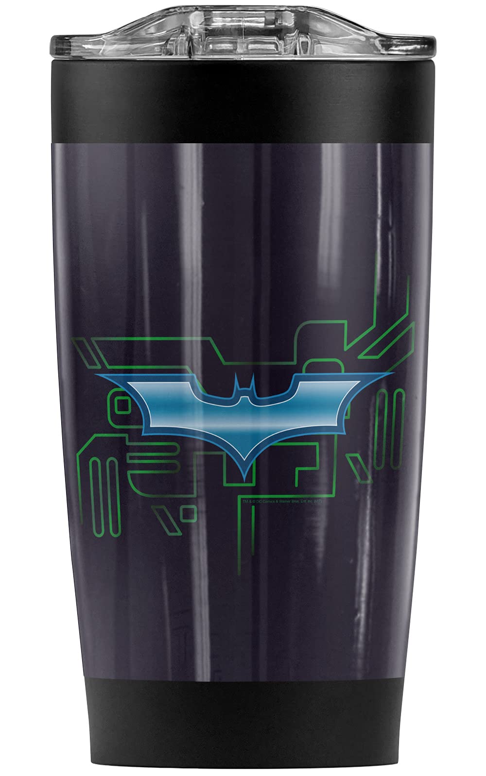 Batman Dark Knight Stainless Steel Tumbler 20oz - Vacuum Insulated Travel Mug with Leakproof Lid - Keeps Coffee Hot & Drinks Cold - Perfect for Office, Gym & Outdoor Adventures