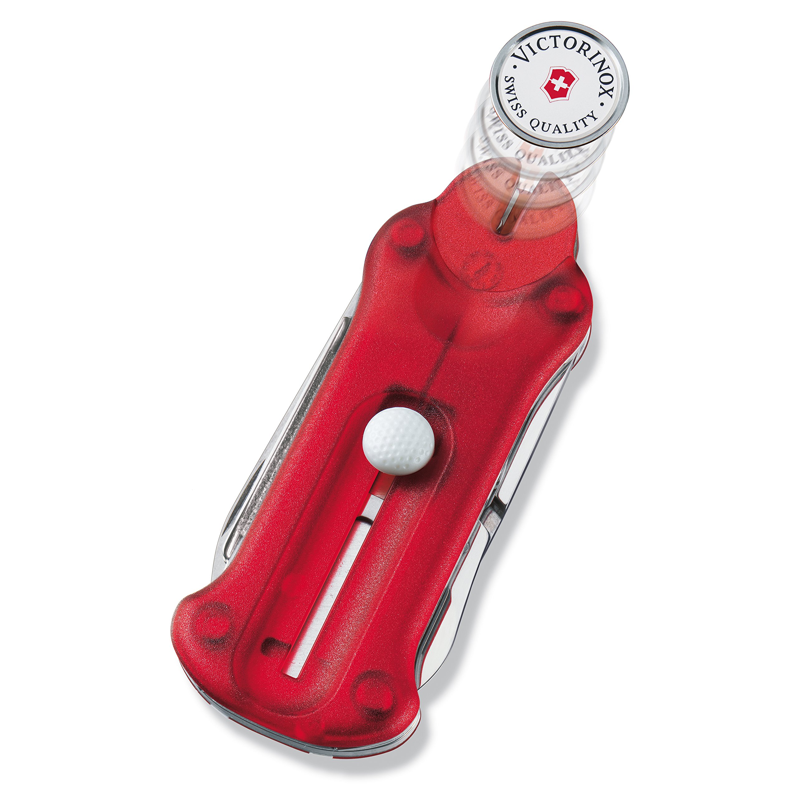 Victorinox Swiss Army Golf Multi-Tool – Compact & Durable Stainless Steel Golf Accessories for On-Course Repairs & Adjustments – Perfect for Golfers, Camping & Outdoor Adventures