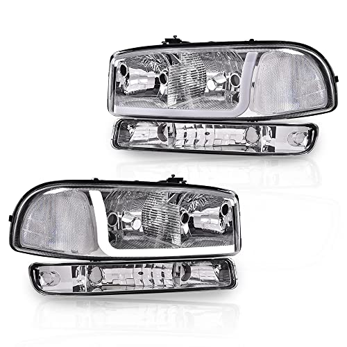 Clear lens Chrome Housing Clear Reflector