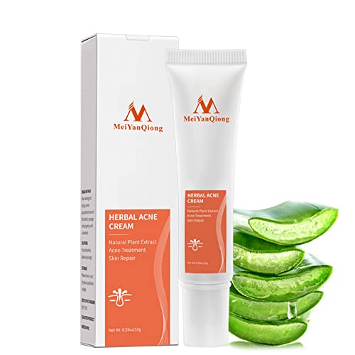 Best Acne Treatment Face Cream for Oily & Dry Skin - Natural Blemish Spot Treatment, Balances Oil Secretion, Shrinks Pores & Smooths Skin - 3 Pack for Daily Skincare Routine & Breakout Prevention