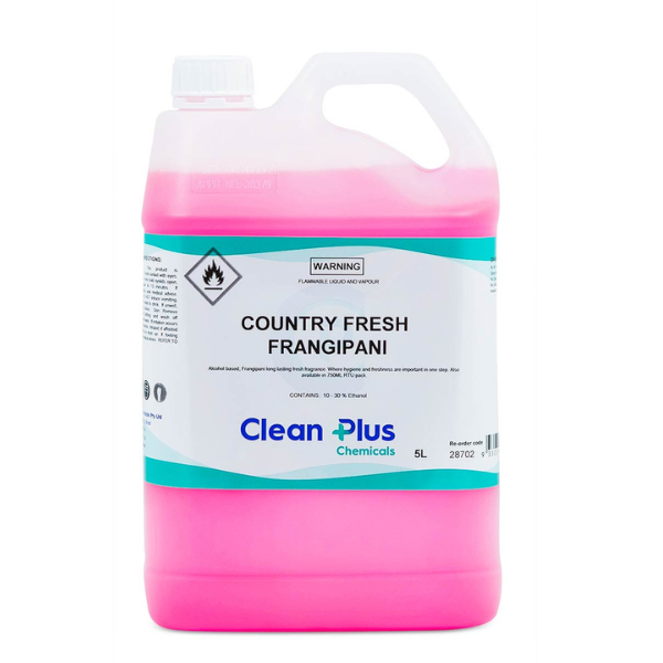 Clean Plus Country Fresh Frangipani Air Freshener & Sanitizer Spray - Eliminate Odors & Disinfect for Home, Office, Car & Bathroom Use