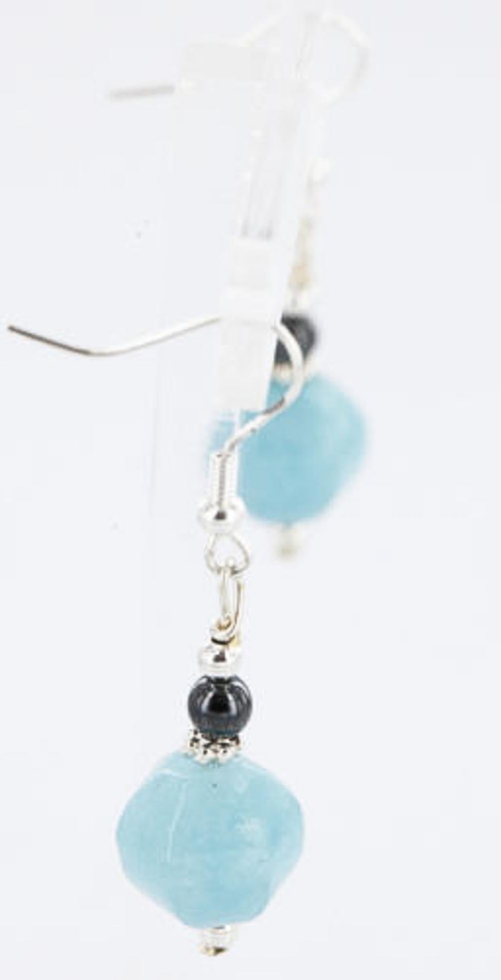 Authentic Navajo .925 Sterling Silver Earrings with Natural Quartz - Handmade Native American Jewelry for Women - Perfect for Festivals, Weddings & Boho Style