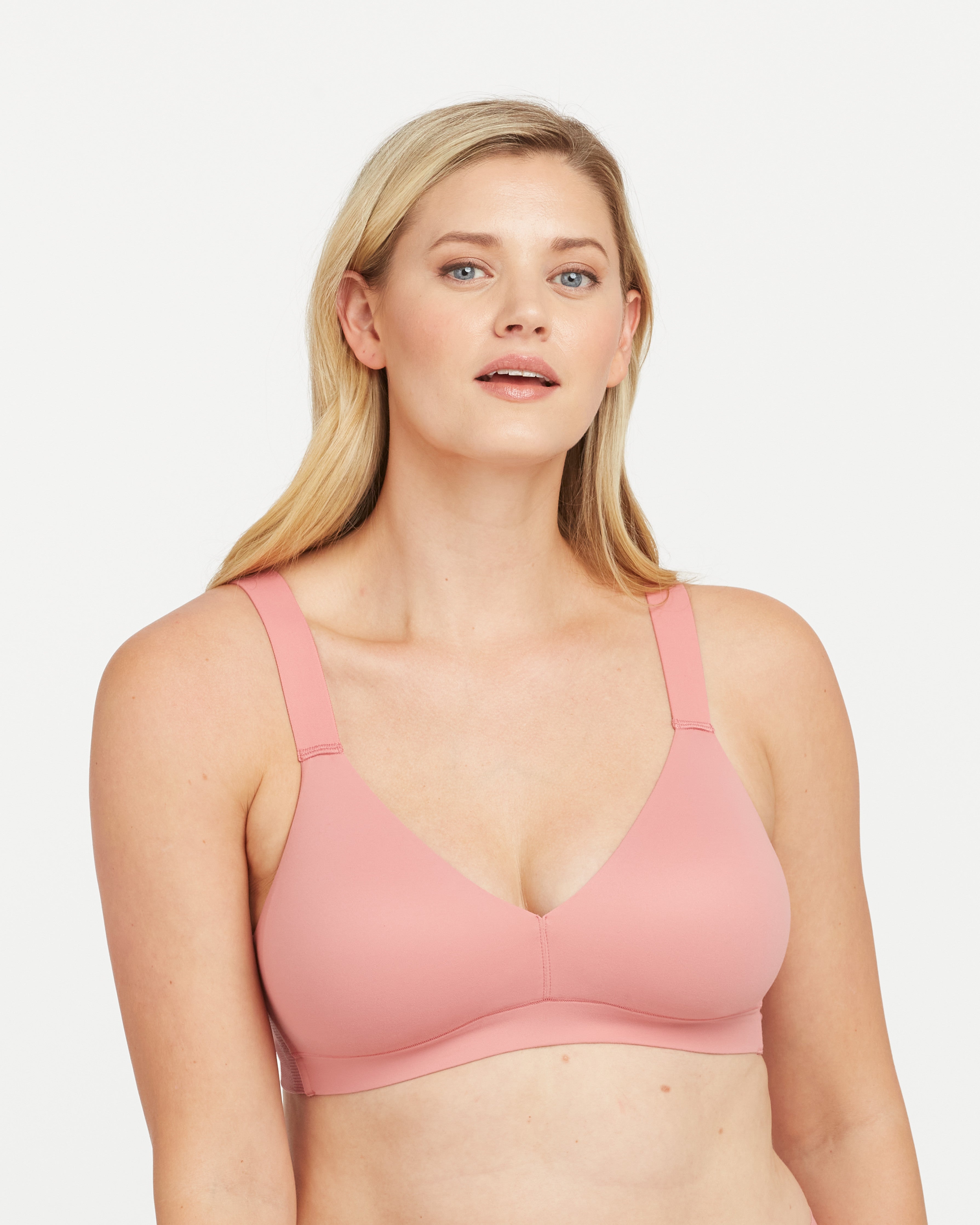 SPANX Smooth Comfort Lightly Lined Bralette - Wireless Support for Everyday Wear, Yoga & Lounge