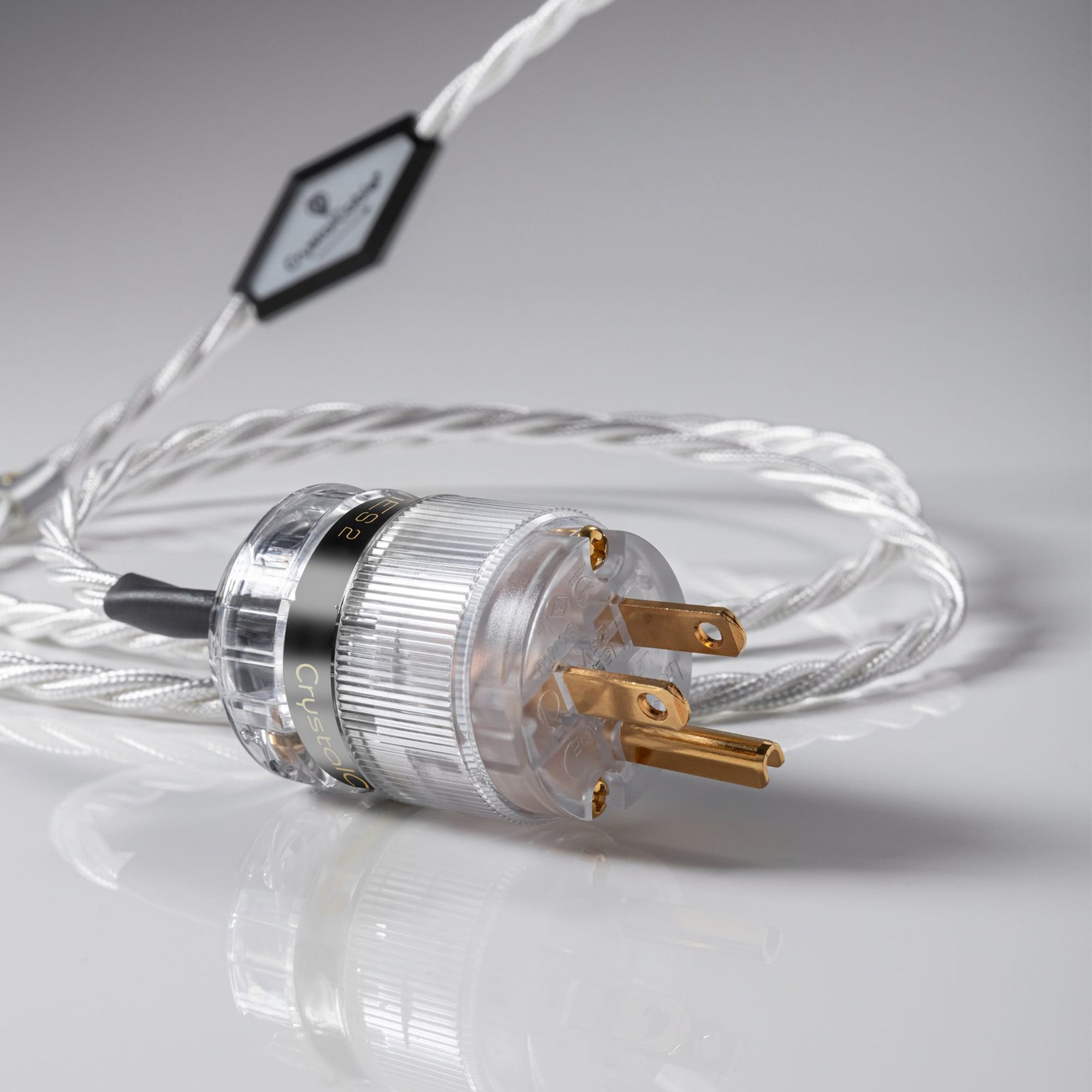 Crystal Cable Diamond Series 2 Reference2 Premium Audio Power Cable for Hi-Fi Systems & Home Theater - Enhance Sound Quality for Audiophiles & Music Enthusiasts