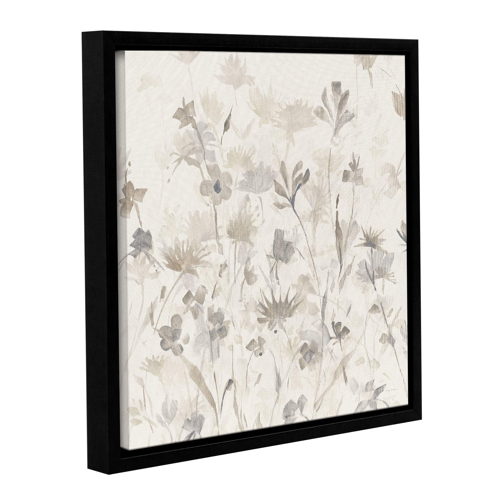 Avery Tillmon 'Garden Shadows IV' 36x36 Inch Gallery Wrapped Canvas Wall Art - Modern Floral Painting for Living Room, Bedroom & Office Decor