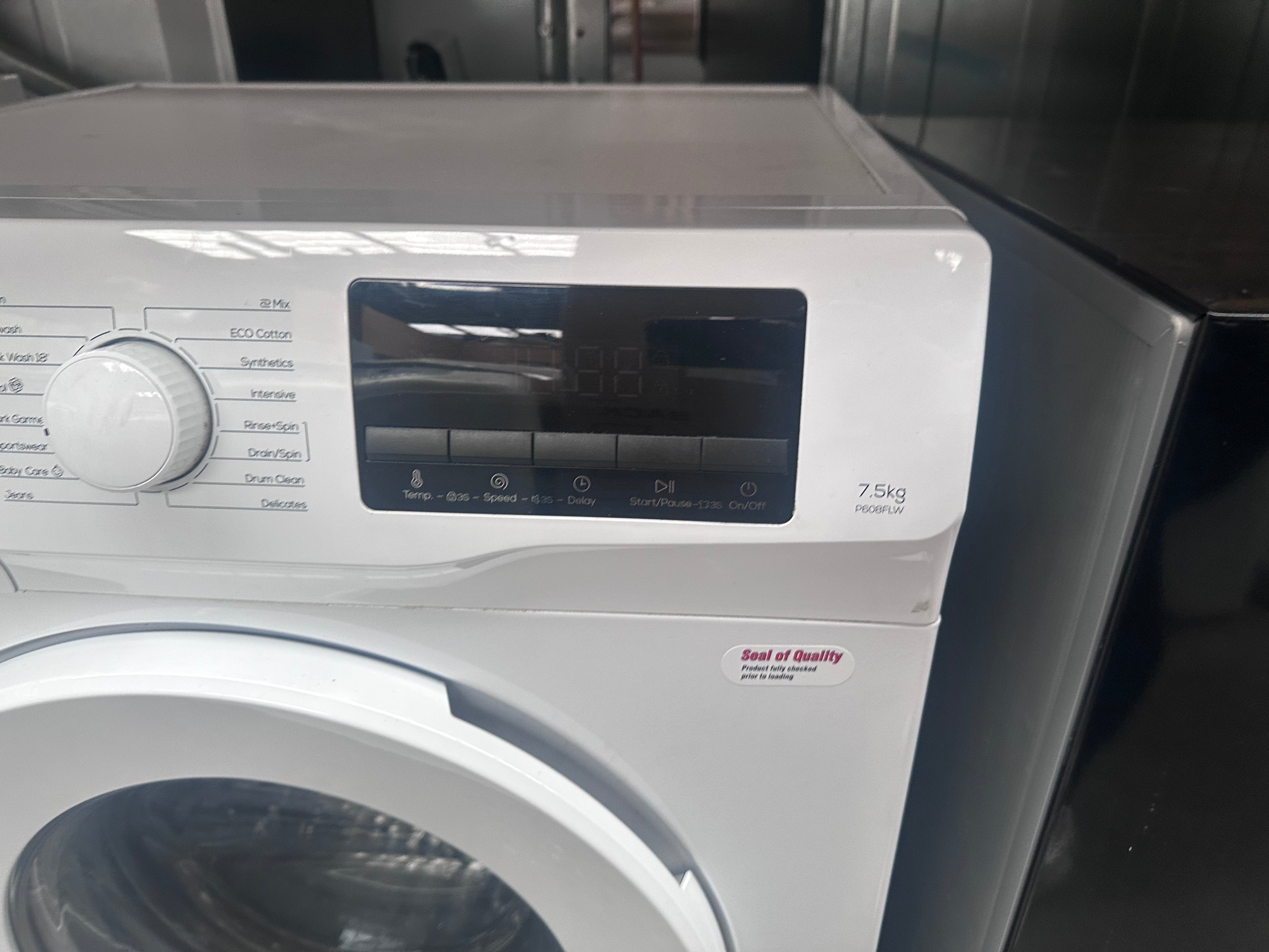 Refurbished TCL 7.5kg Front Load Washing Machine - Compact & Energy Efficient for Apartments, Small Homes & Laundry Rooms