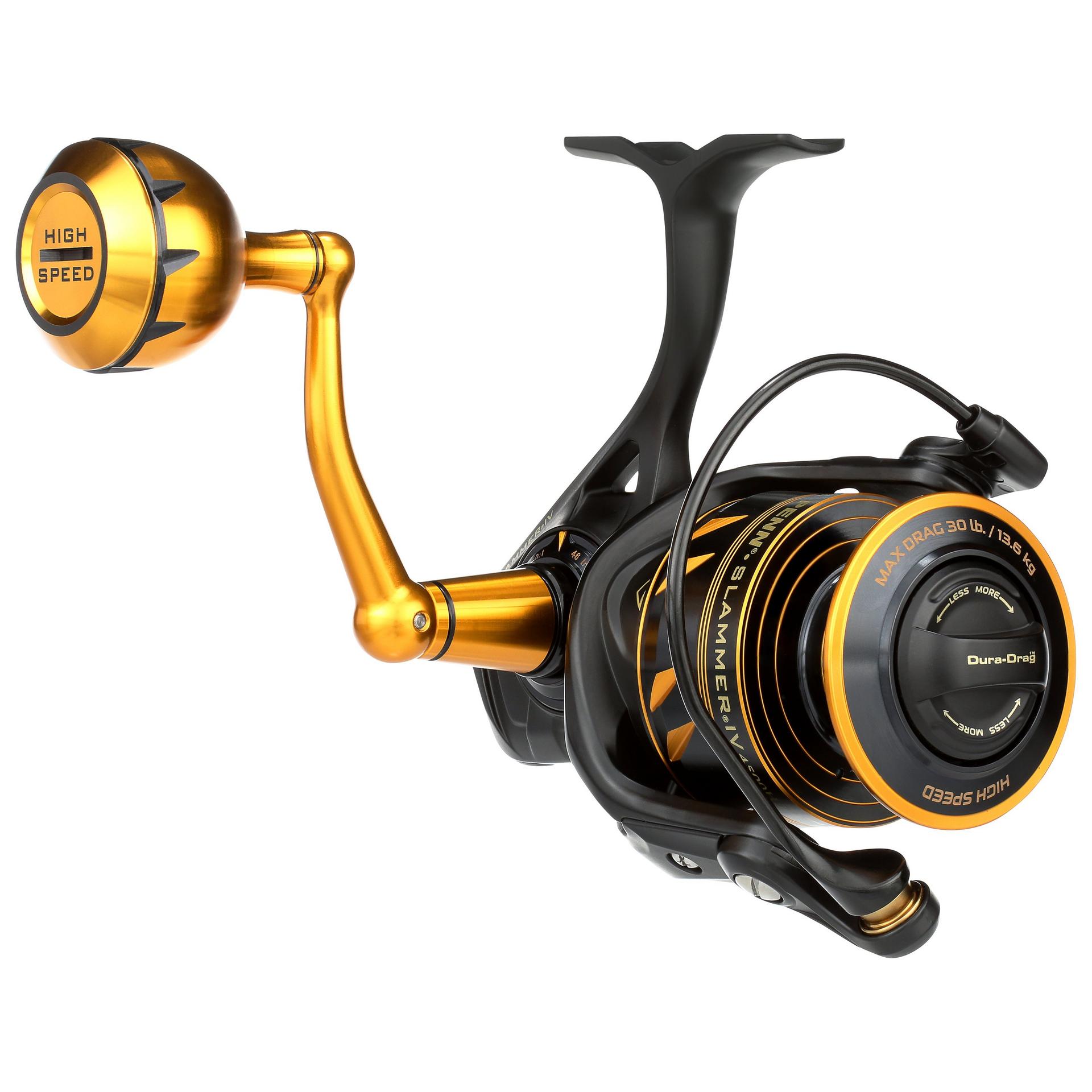 Slammer® IV Spinning Reel - High Performance Saltwater Fishing Reel with Smooth Drag System | Perfect for Offshore, Inshore, and Surf Fishing Adventures