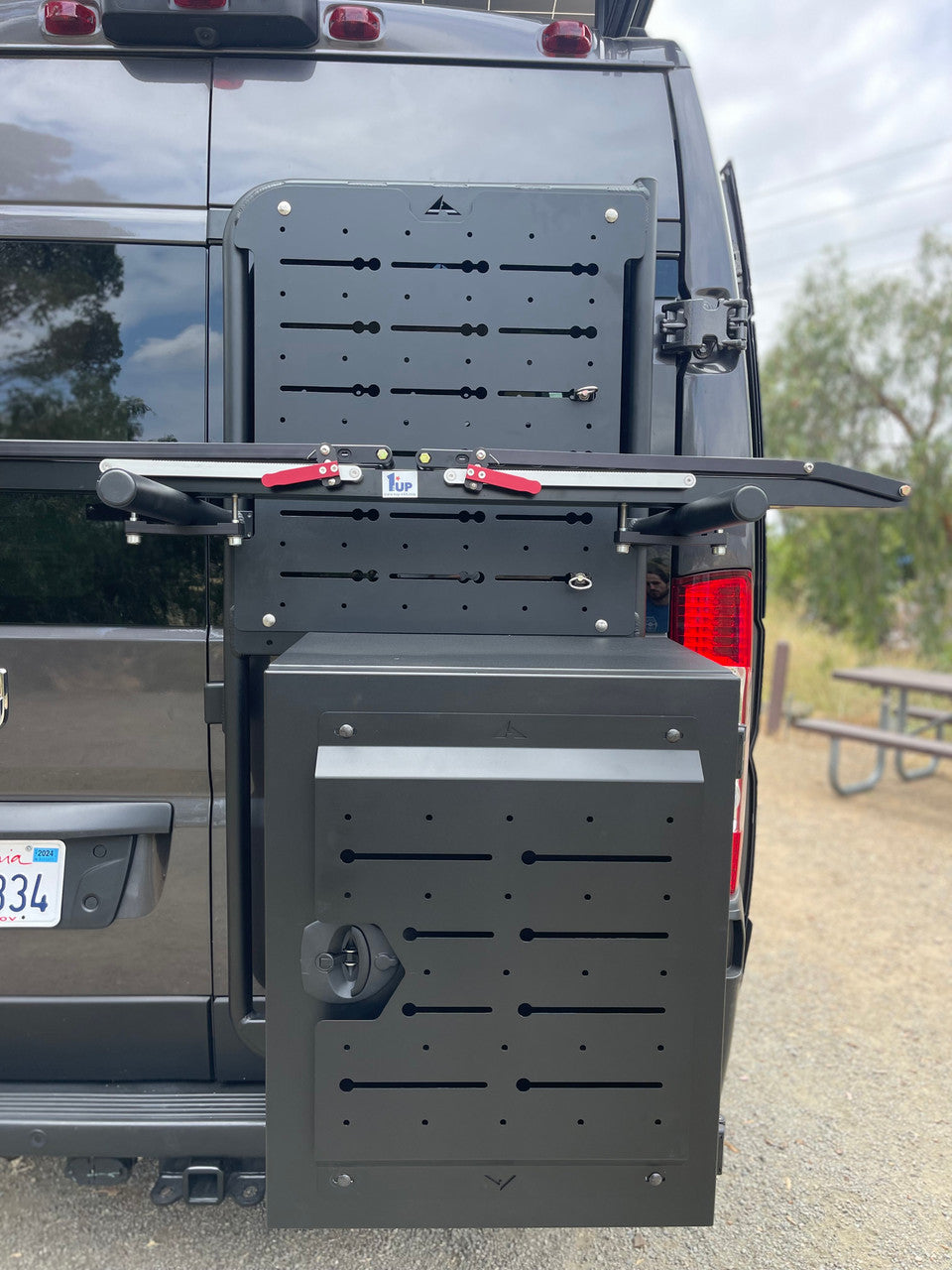 Aluminess 2013+ Ram Promaster Backpack Upper Plate - Heavy Duty Roof Rack Accessory for Van Camping & Outdoor Adventures