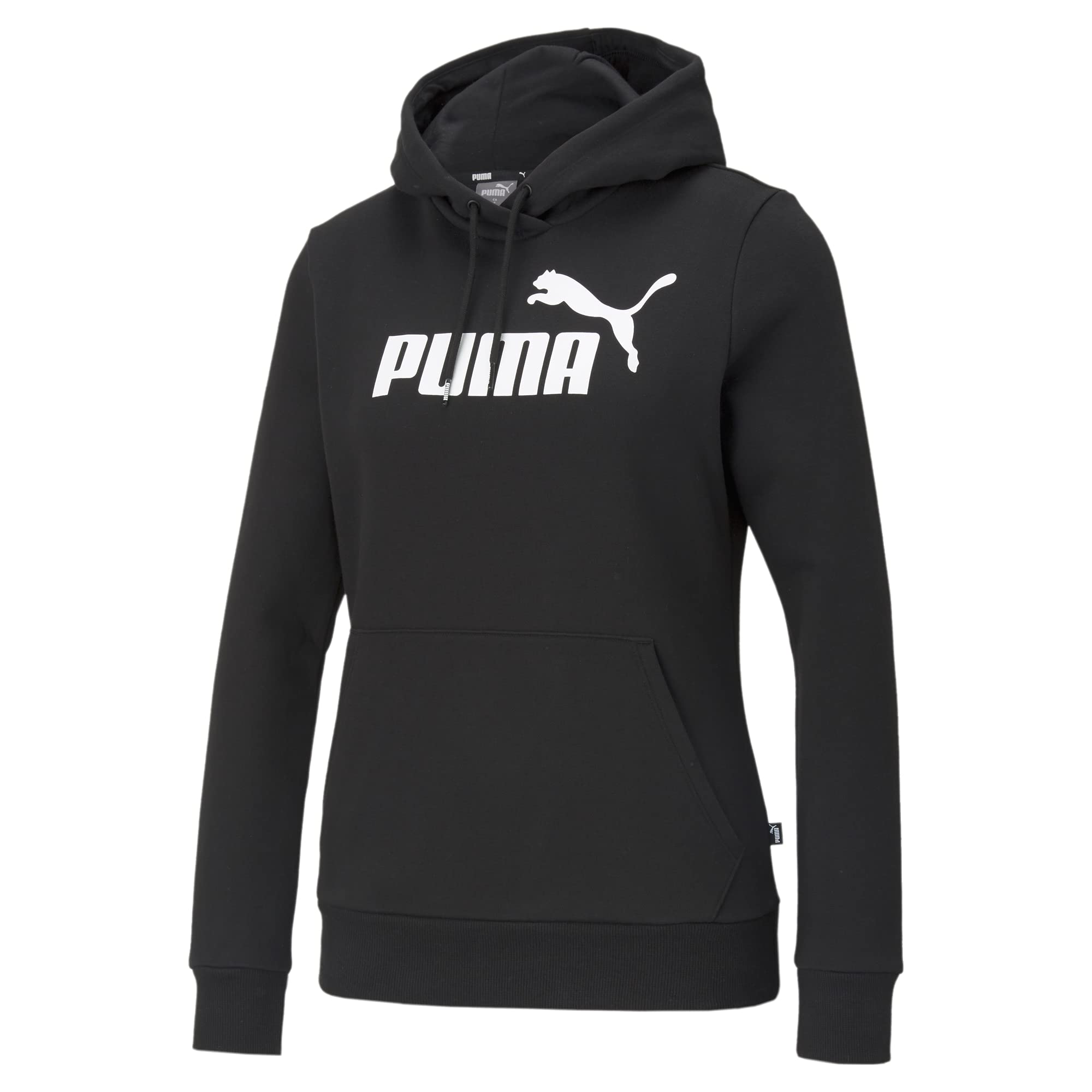 PUMA Women's Essentials Logo Fleece Hoodie - Soft & Cozy Pullover Sweatshirt (Plus Sizes Available) - Perfect for Casual Wear, Gym & Lounge