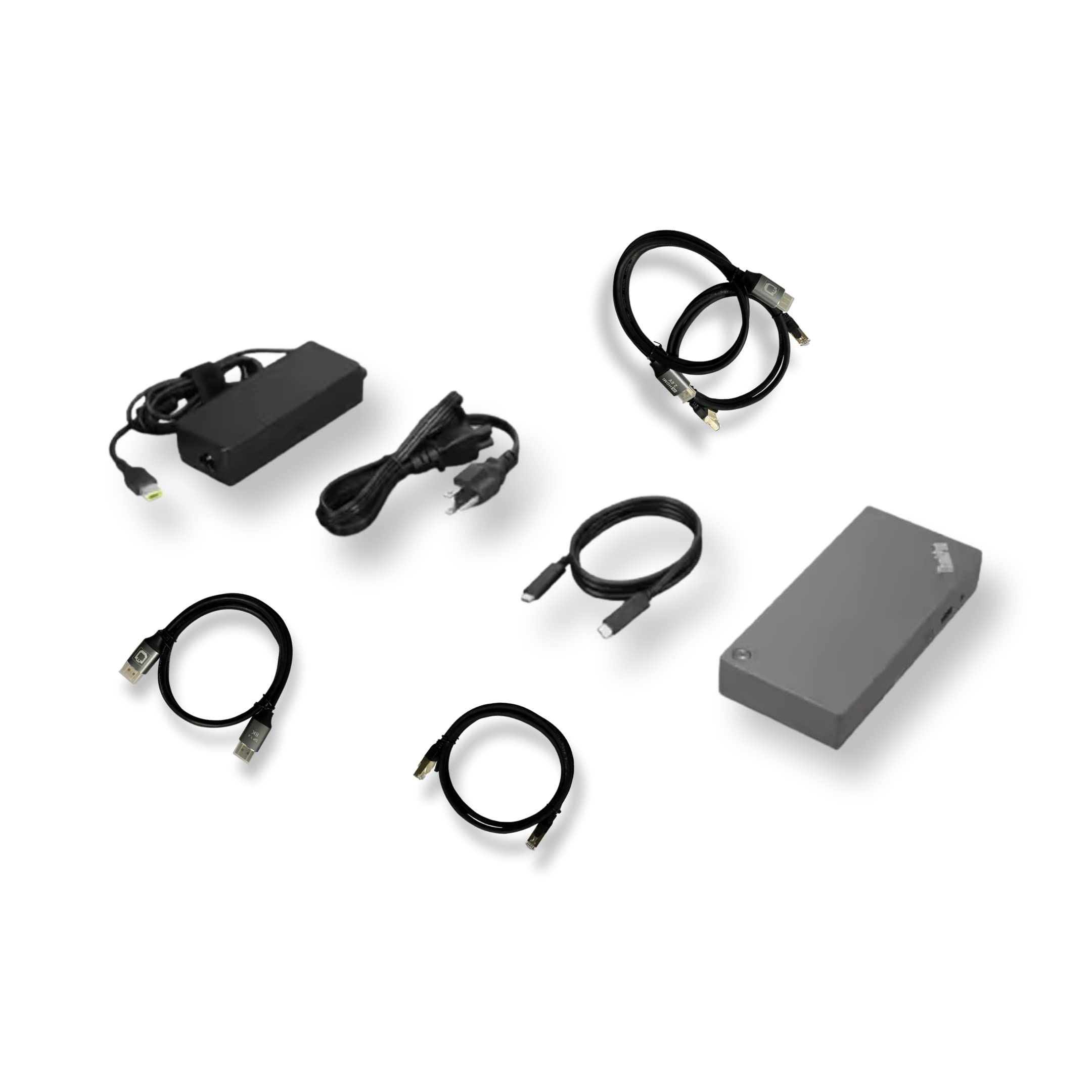 Lenovo ThinkPad Universal USB-C Dock v2 - 4K Dual Monitor Laptop Docking Station with Power Delivery, Ethernet, USB 3.0 Ports - Perfect for Home Office, Remote Work & Business Travel