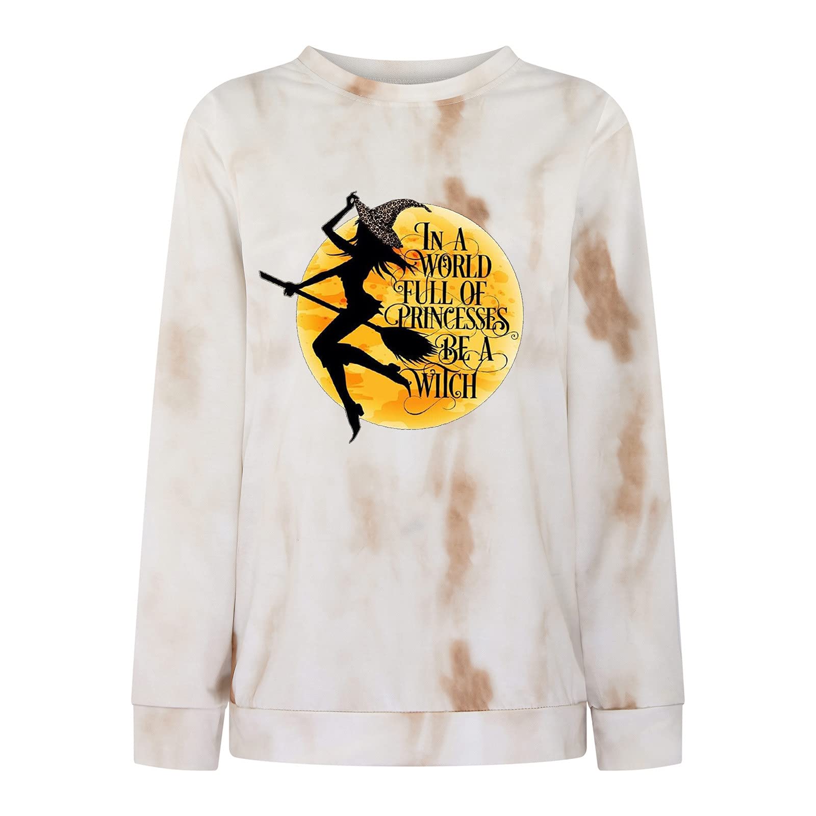 2022 Women's Long Sleeve Tunic Blouses - Soft Graphic Print Casual Loose Tops & Sweatshirts | Perfect for Everyday Wear, Office Outfits and Weekend Relaxation