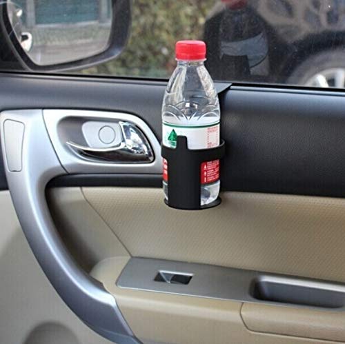 Universal Car Cup Holder - Auto Vehicle Beverage Bottle & Can Drink Holder Stand for Car, Truck, SUV - Fits Window Channels & Door Pockets - Perfect for Road Trips, Commuting & Travel Accessories