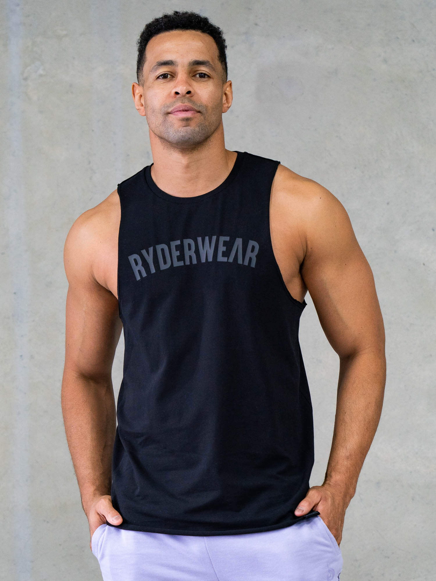 Force Tank Top for Men - Comfortable & Stylish Black Muscle Fit Shirt - Gym, Workout & Casual Wear