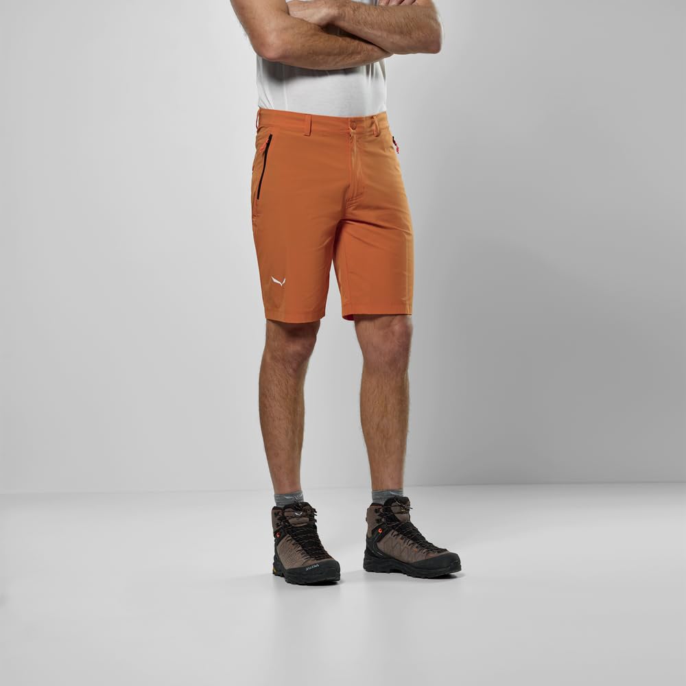 Salewa Men's Puez Talveno Durastretch Hiking Shorts - Lightweight, Quick-Dry & Durable for Outdoor Adventures, Trail Running & Camping