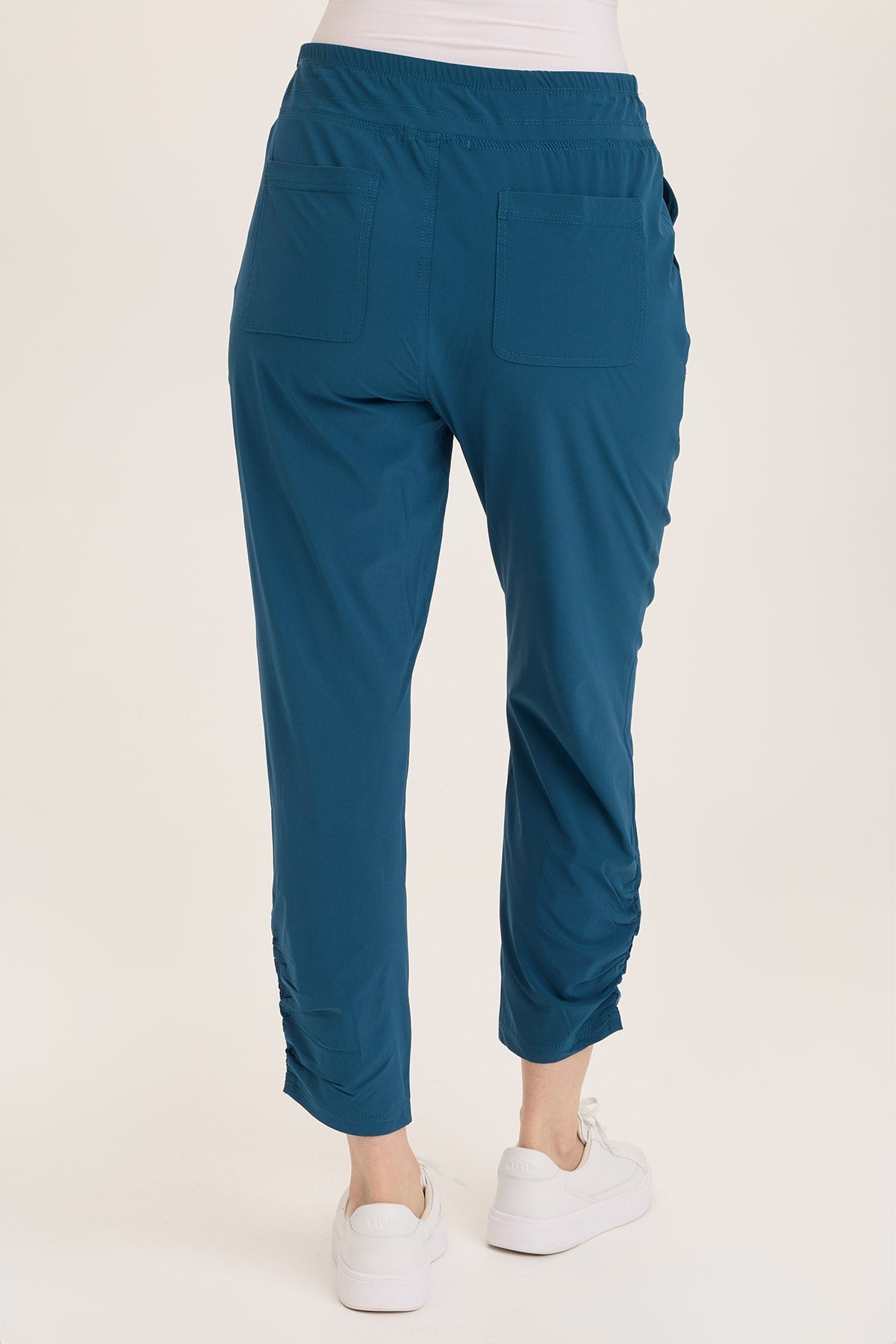 Lyan Active Whisper Stretch Ruched High-Waisted Yoga Leggings for Women - Comfortable Workout Pants for Running, Gym & Lounge Wear