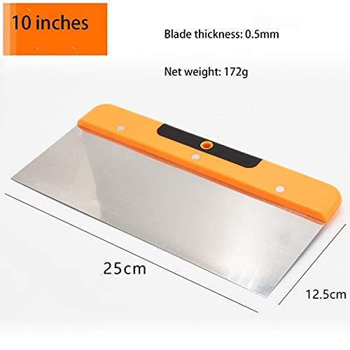 Stainless Steel Paint Scraper - Professional Drywall & Plaster Spatula for Wall Repair, Painting & Decoration - Perfect for DIY Home Improvement & Wall Texture Projects