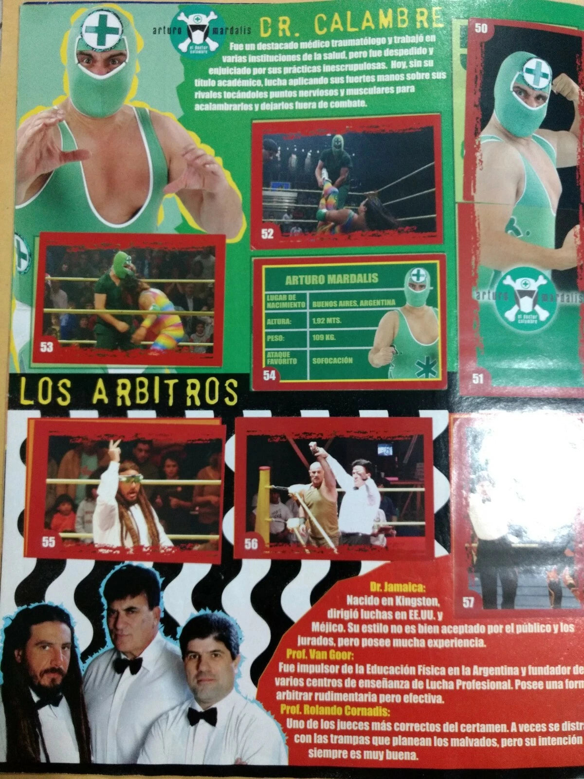 Authentic 100% Lucha Libre Sticker Album - Collectible Mexican Wrestling Stickers from Argentina | Perfect for Scrapbooking, Gift Giving & Fan Collections