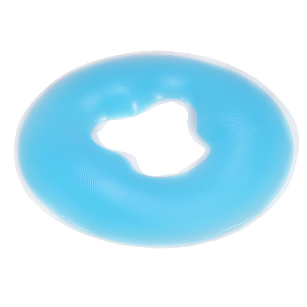 Wakects Silicone Gel Face Massage Pillow - Reusable Beauty Salon & SPA Table Pad, 26 x 1.8cm, 4 Colors (Sky Blue) | Skin Care, Facial Relaxation & Anti-Aging Treatment