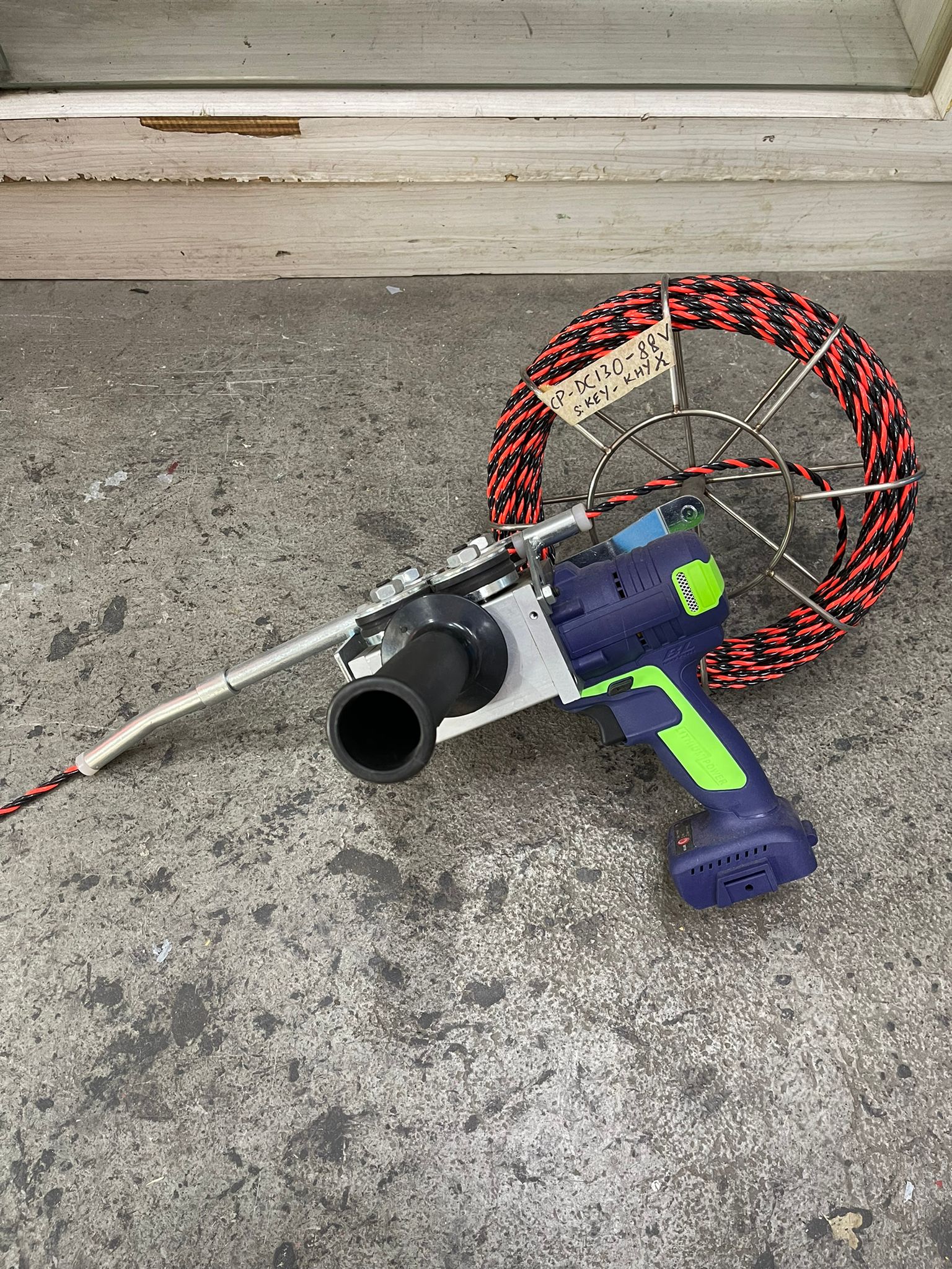 Aiko 130kg 88V Electric Cable Puller with 20m Cable, 2 Rechargeable Batteries & Fast Charger | CP DC130 88V Model | Perfect for Construction, Industrial Wiring & DIY Electrical Projects
