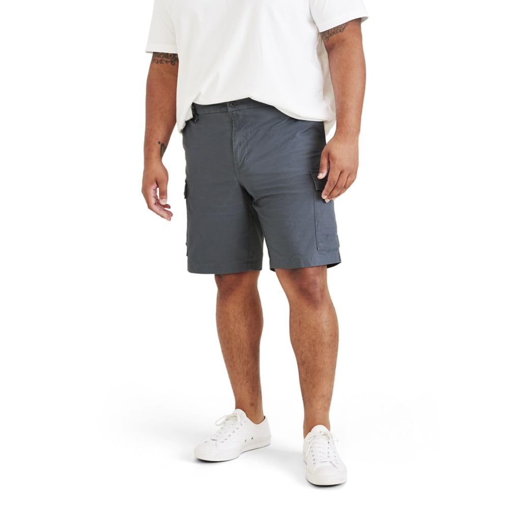 Dockers Men's Tech Cargo Straight Fit Smart 360 Stretch Shorts for Comfort & Style - Regular & Big & Tall Sizes - Perfect for Work, Travel & Casual Wear