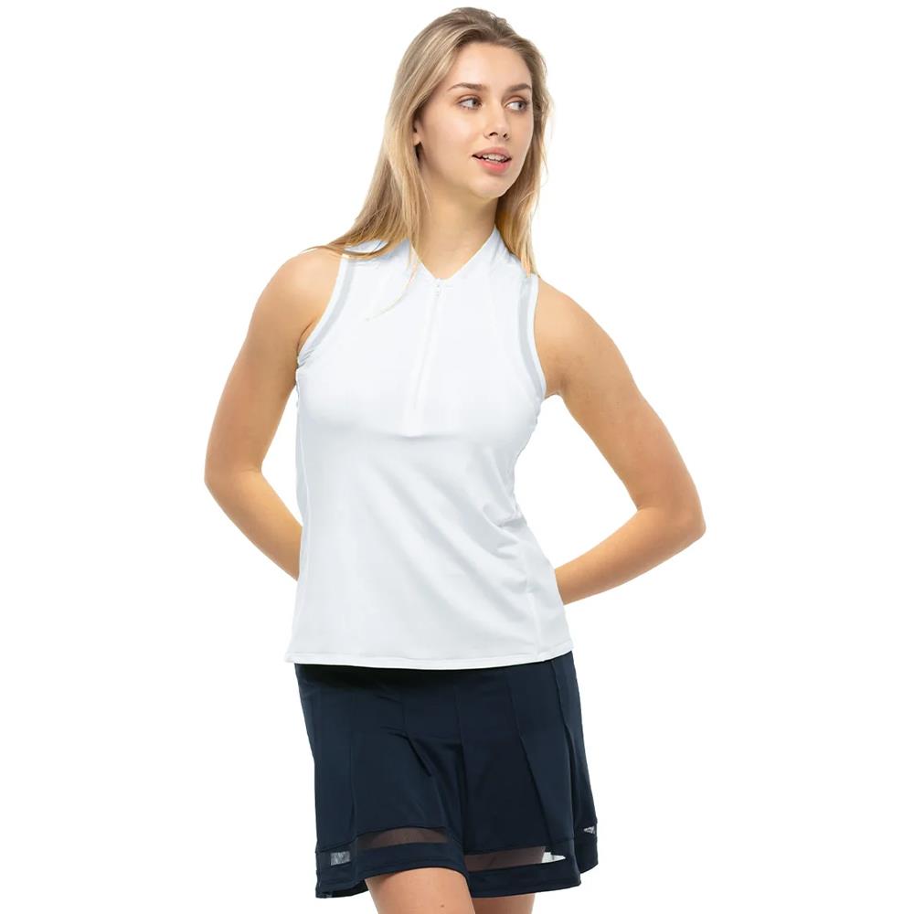 Lucky in Love Women's Essential My Favorite Tank Top - Soft White Cotton Casual Tee for Everyday Wear, Gym & Layering
