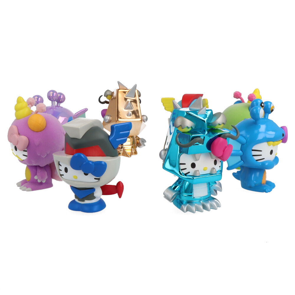 Hello Kitty Kaiju Mini Series Collectible Figures - Cute Kawaii Monster Toys for Kids & Anime Fans - Perfect for Display, Gifts & Pop Culture Collections