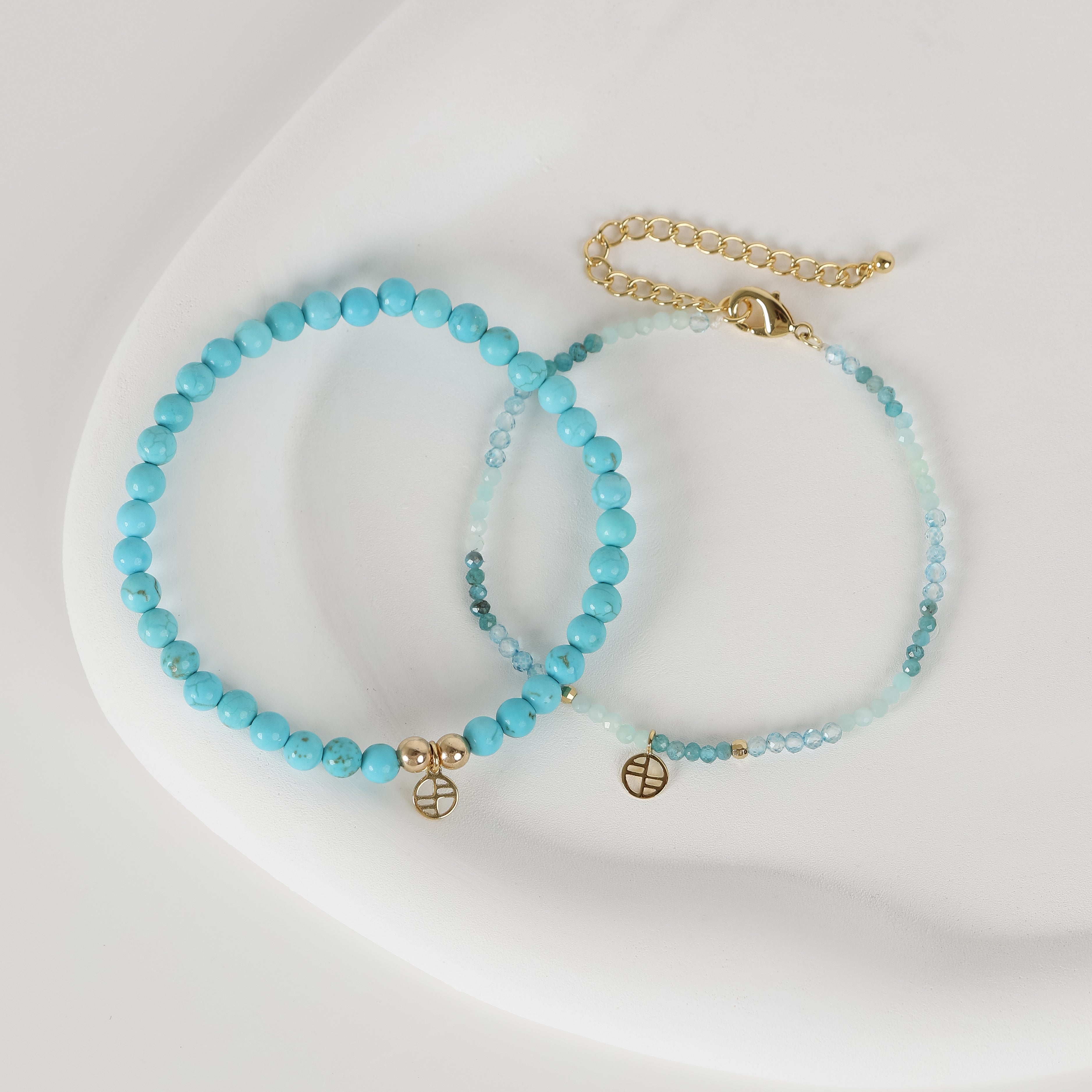 Stylish Blue Bracelet Set for Women - Trendy Boho Beaded Jewelry for Casual & Party Wear - Perfect Gift for Her