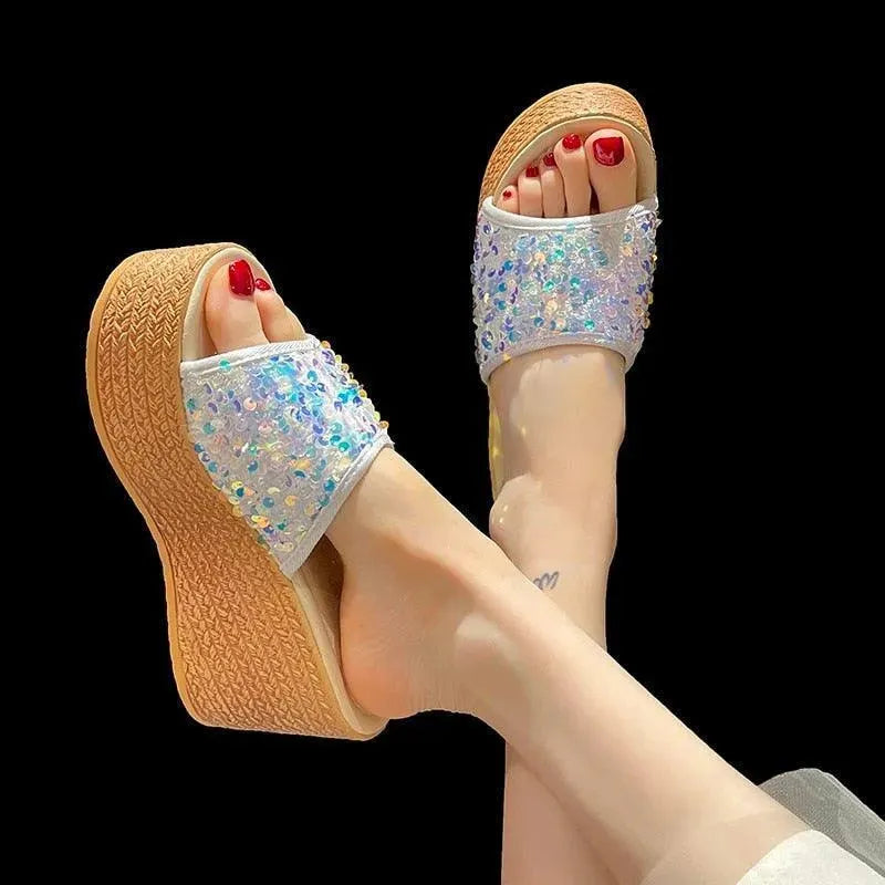 Stylish Women's Wedge Sandal Shoes for Summer - Comfortable Beach Sandals with Arch Support for Walking, Travel & Outdoor Activities