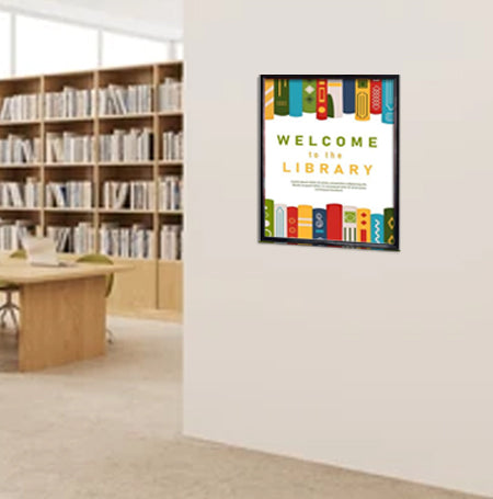 16x24 Aluminum Beveled Poster Frame - Top Load or Side Load Sign Holder for Wall Art, Photos & Posters - Perfect for Home, Office & Gallery Displays