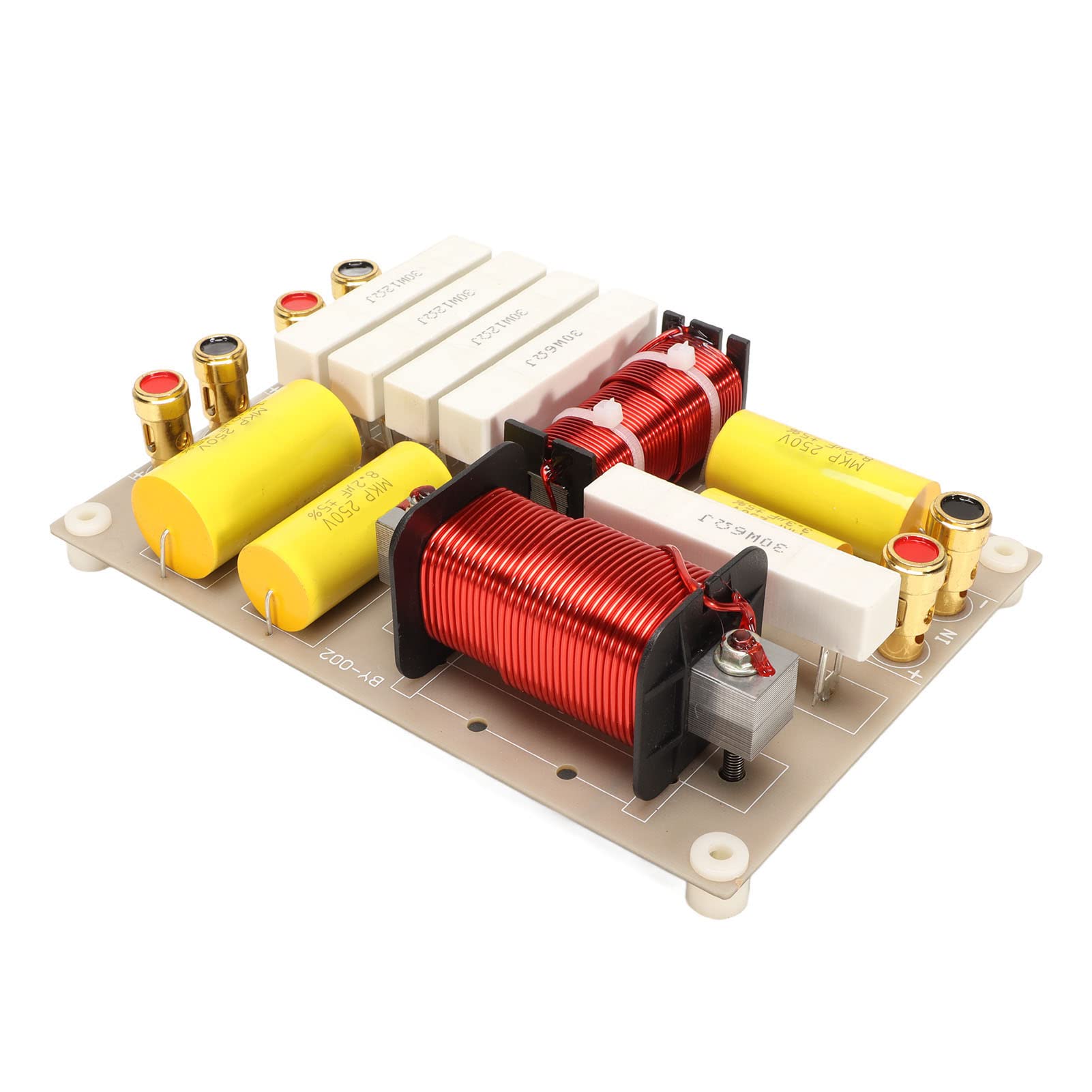 2 Way Crossover Filters 800W HiFi Audio Frequency Divider for Professional Stage Speakers - Perfect for Live Performances, DJ Setups & Home Theater Systems