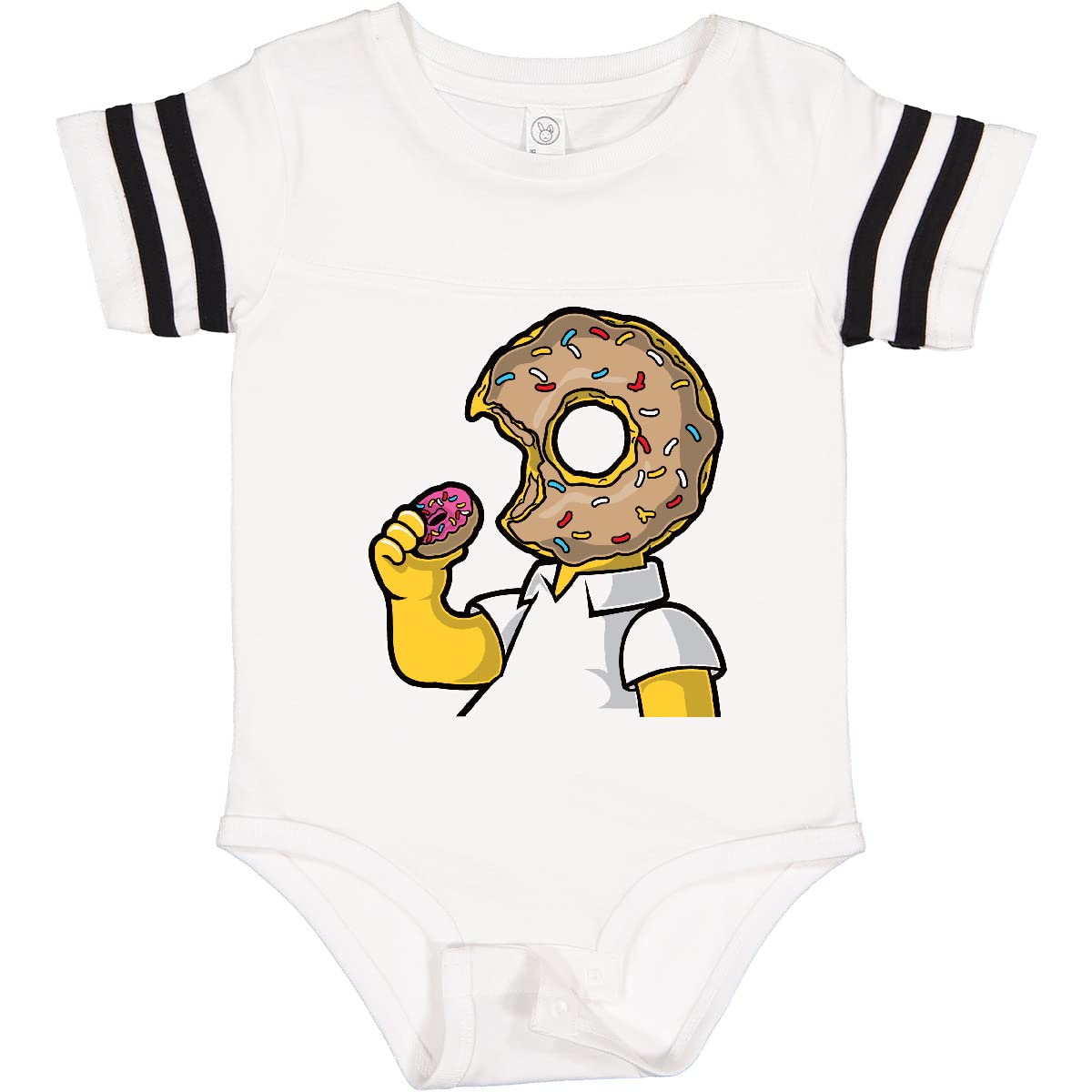 Inktastic I Like Donuts Baby Bodysuit - Cute Unisex Cotton Infant Onesie for Newborns & Toddlers - Perfect for Birthday Gifts, Photo Shoots & Casual Wear