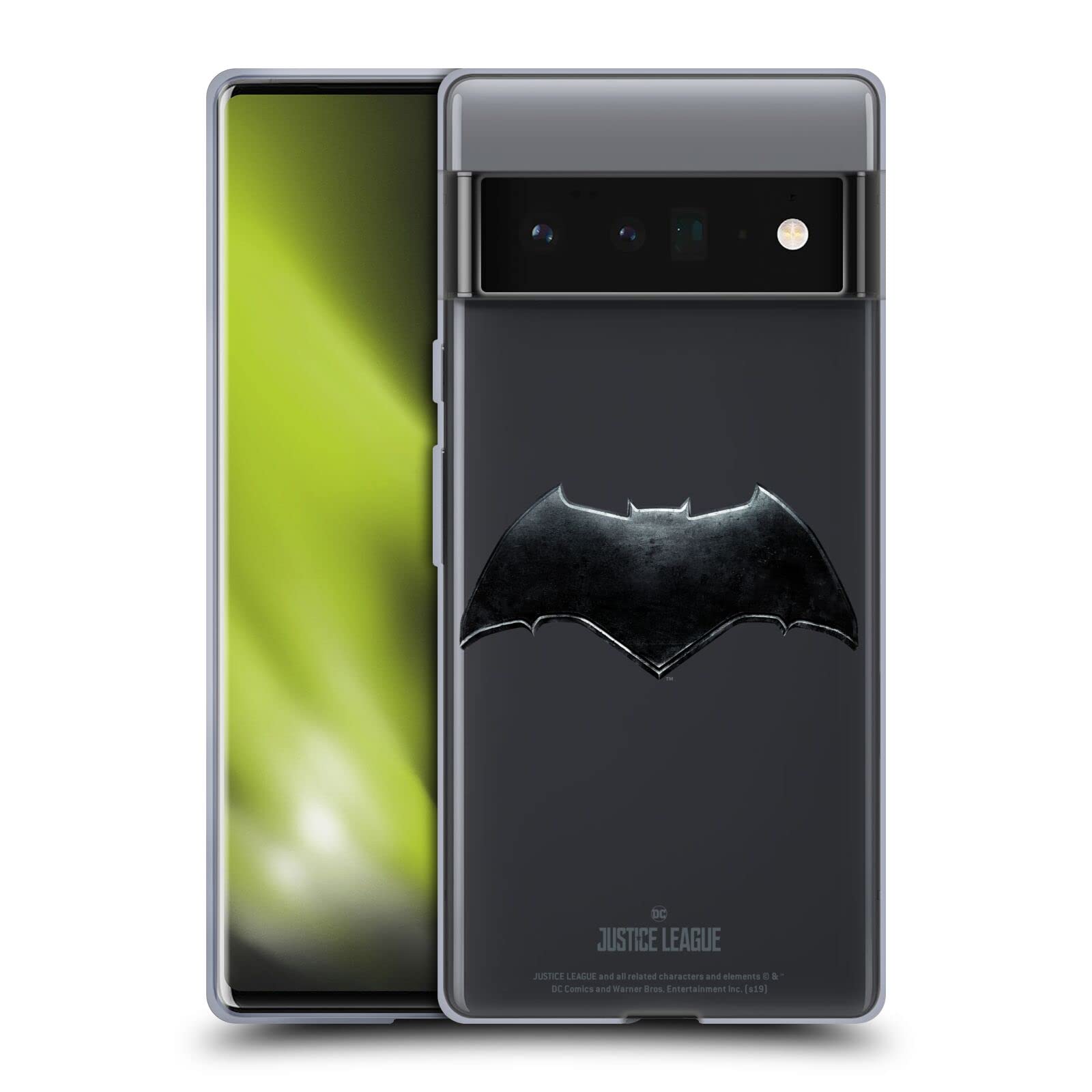 Justice League Batman Soft Gel Case for Google Pixel 6 Pro - Movie Licensed Protection