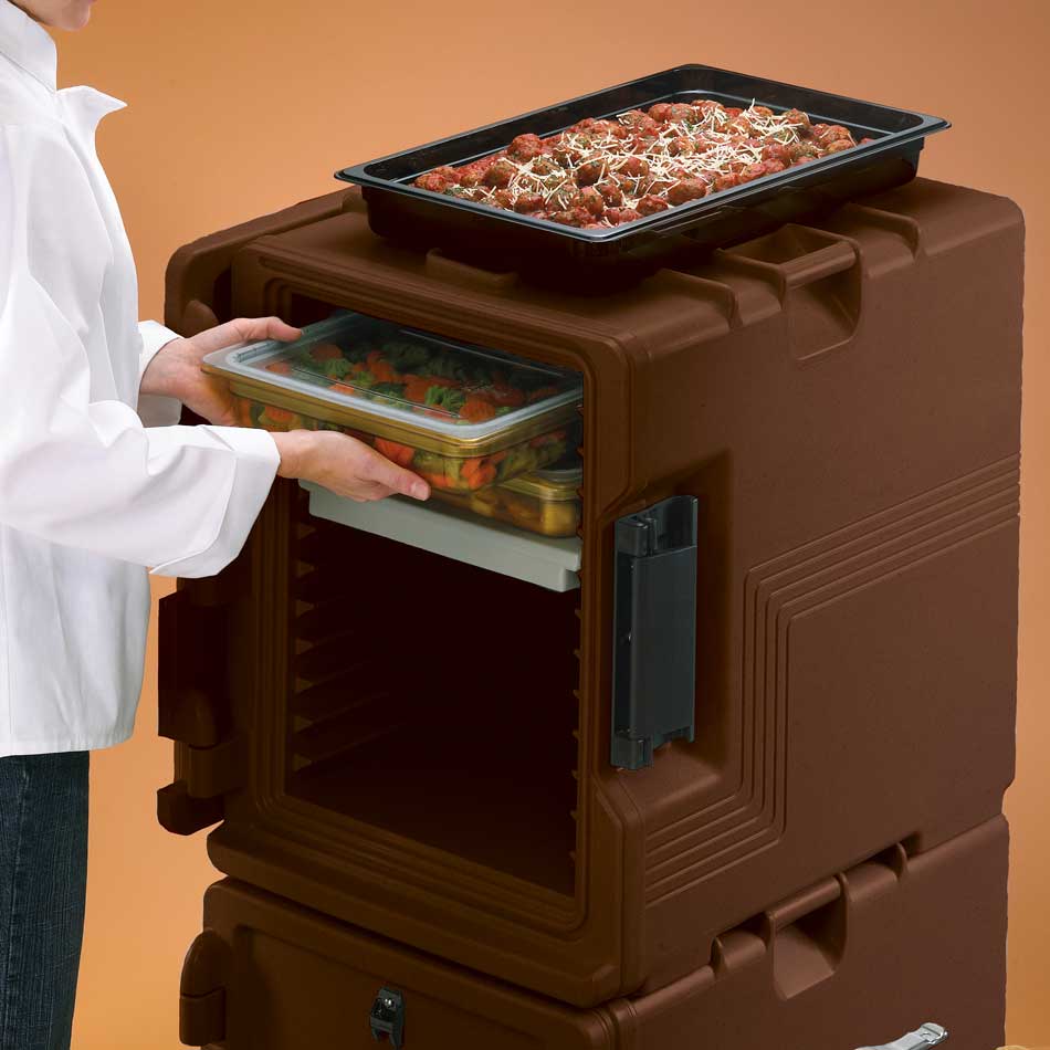 Cambro UPCS400131 S Series Ultra Pan Carrier - Heavy Duty Commercial Kitchen Food Storage Container, Dark Brown - Ideal for Restaurants, Catering & Food Service Industry