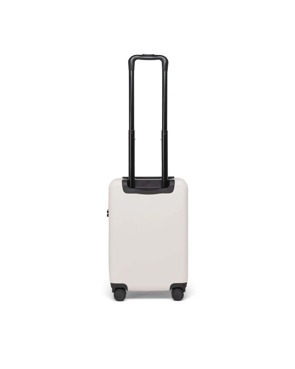 Herschel Heritage Hardshell Carry On Luggage - Lightweight Durable Suitcase with Spinner Wheels for Travel | Perfect for Business Trips & Weekend Getaways (Moonbeam)