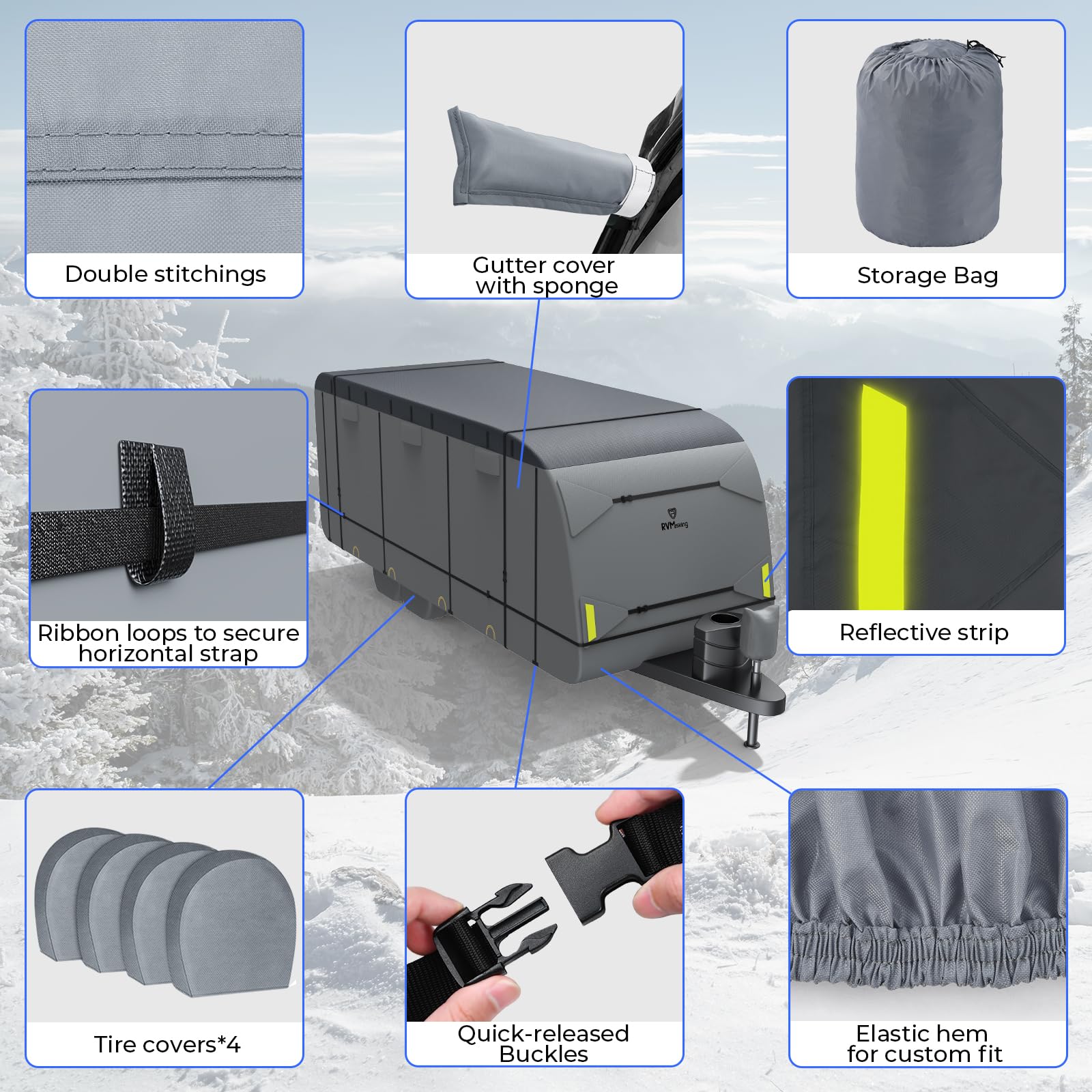 Waterproof RV Cover 26'1