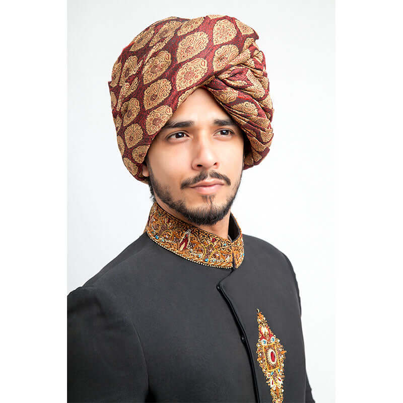 Elegant Black Jewel Embroidered Sherwani for Men | Premium Fitted Indian Wedding Attire | Perfect for Grooms, Festivals & Special Occasions