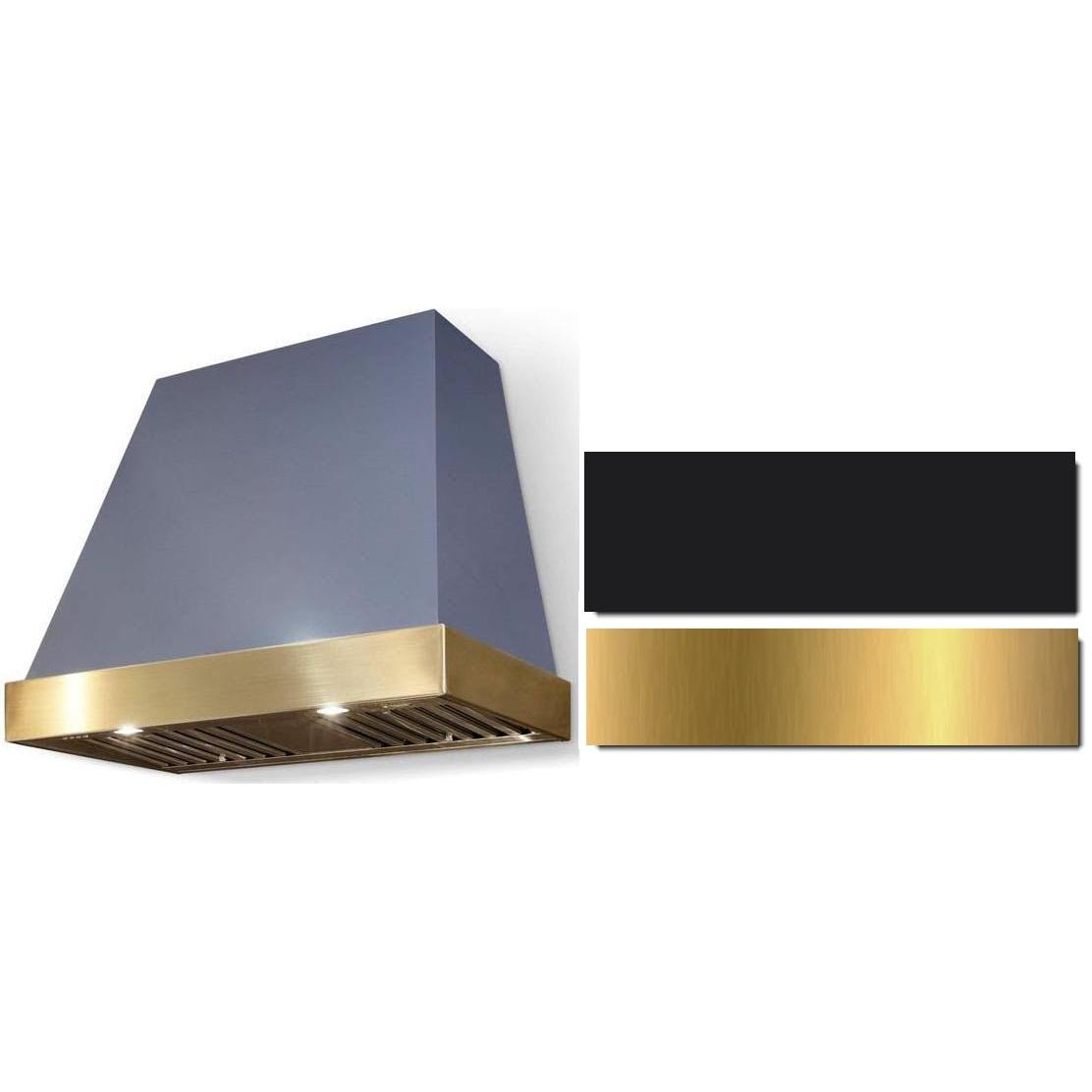 AGA 48 Inch Wall Mount Range Hood - AH4830EUCMBLBB | Professional Stainless Steel Kitchen Vent Hood with Powerful CFM | Perfect for Modern Home Cooking, Grilling & Baking