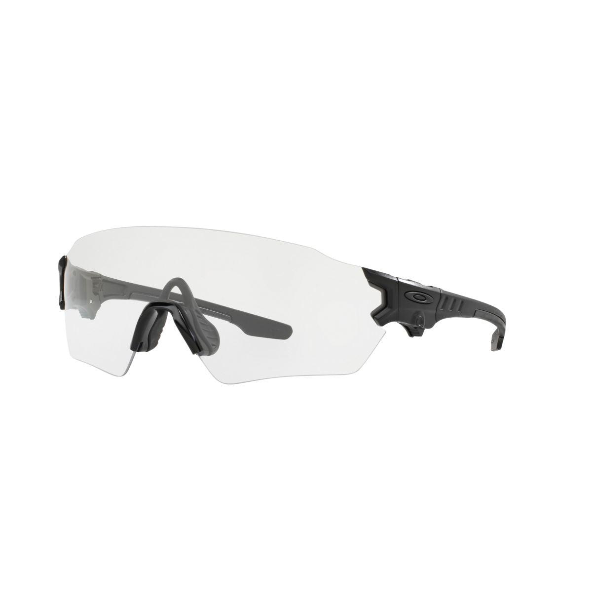 Oakley SI Tombstone Sunglasses Matte Black/Clear Lens - Tactical Military Glasses for Outdoor Sports & Shooting Range - Model 0OO9328 932805